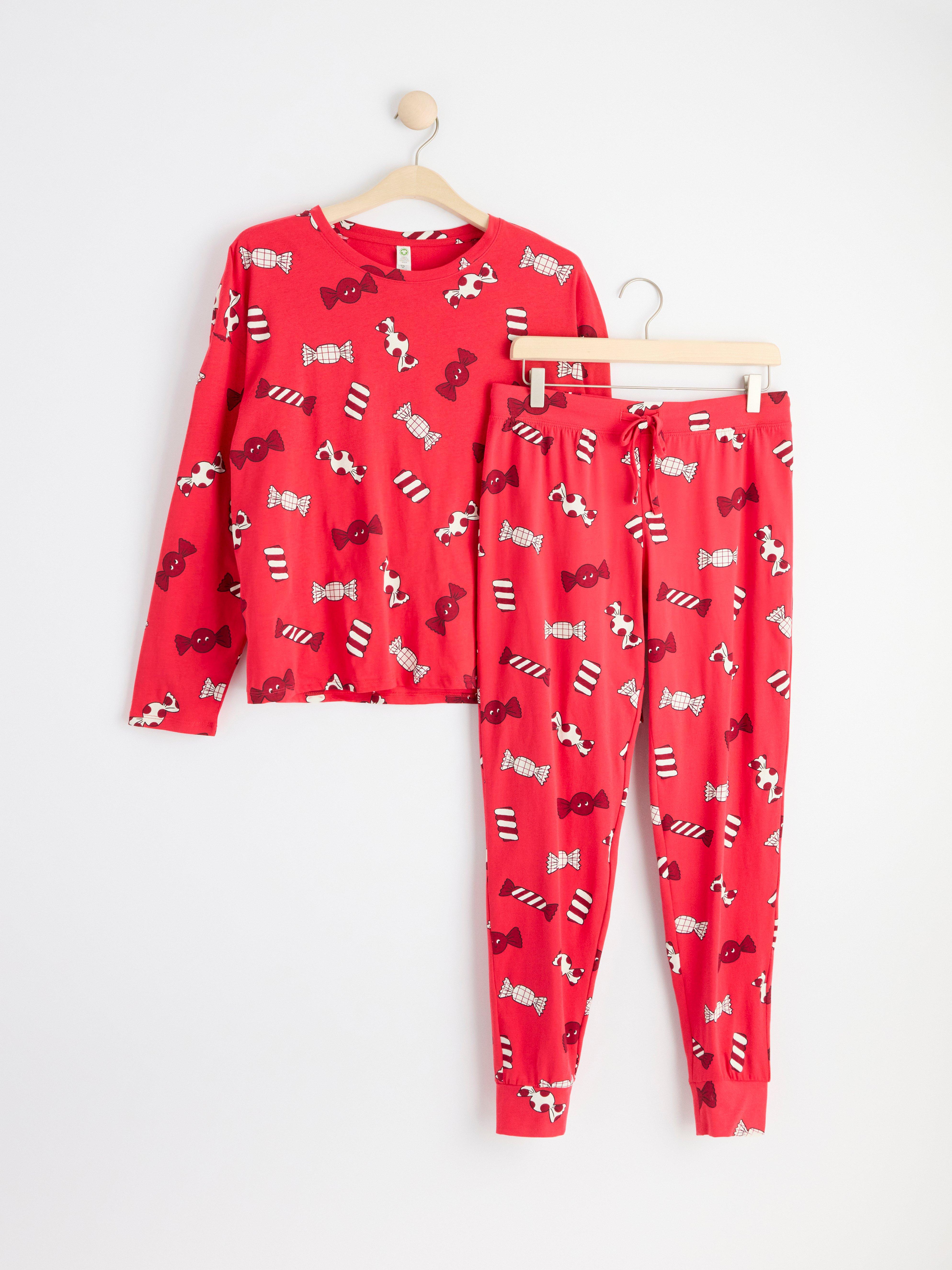 Pyjamasset - Underkläder - Röd