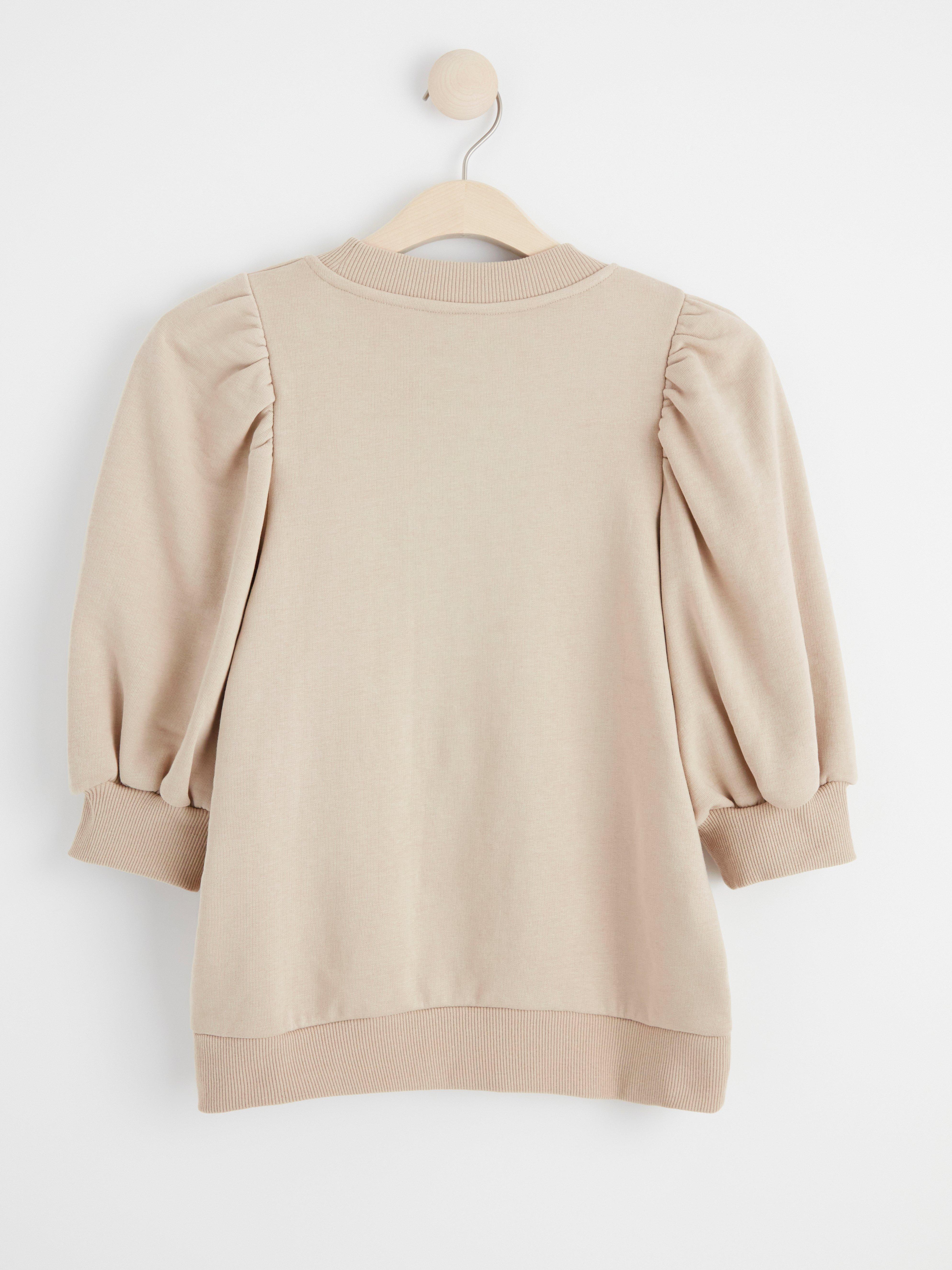 H and m hot sale puff sleeve sweatshirt