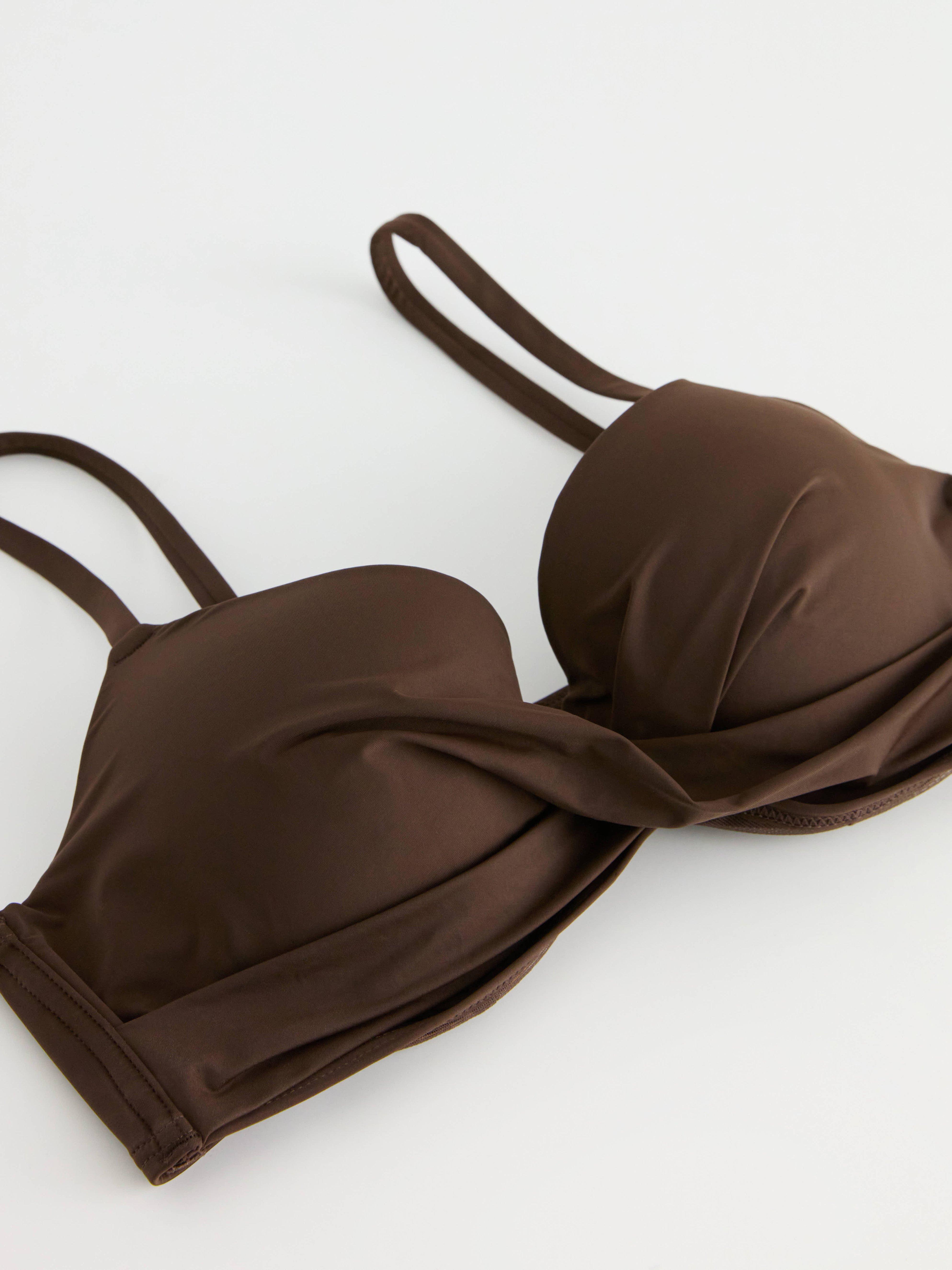 Swim Top - Lingerie - Brown