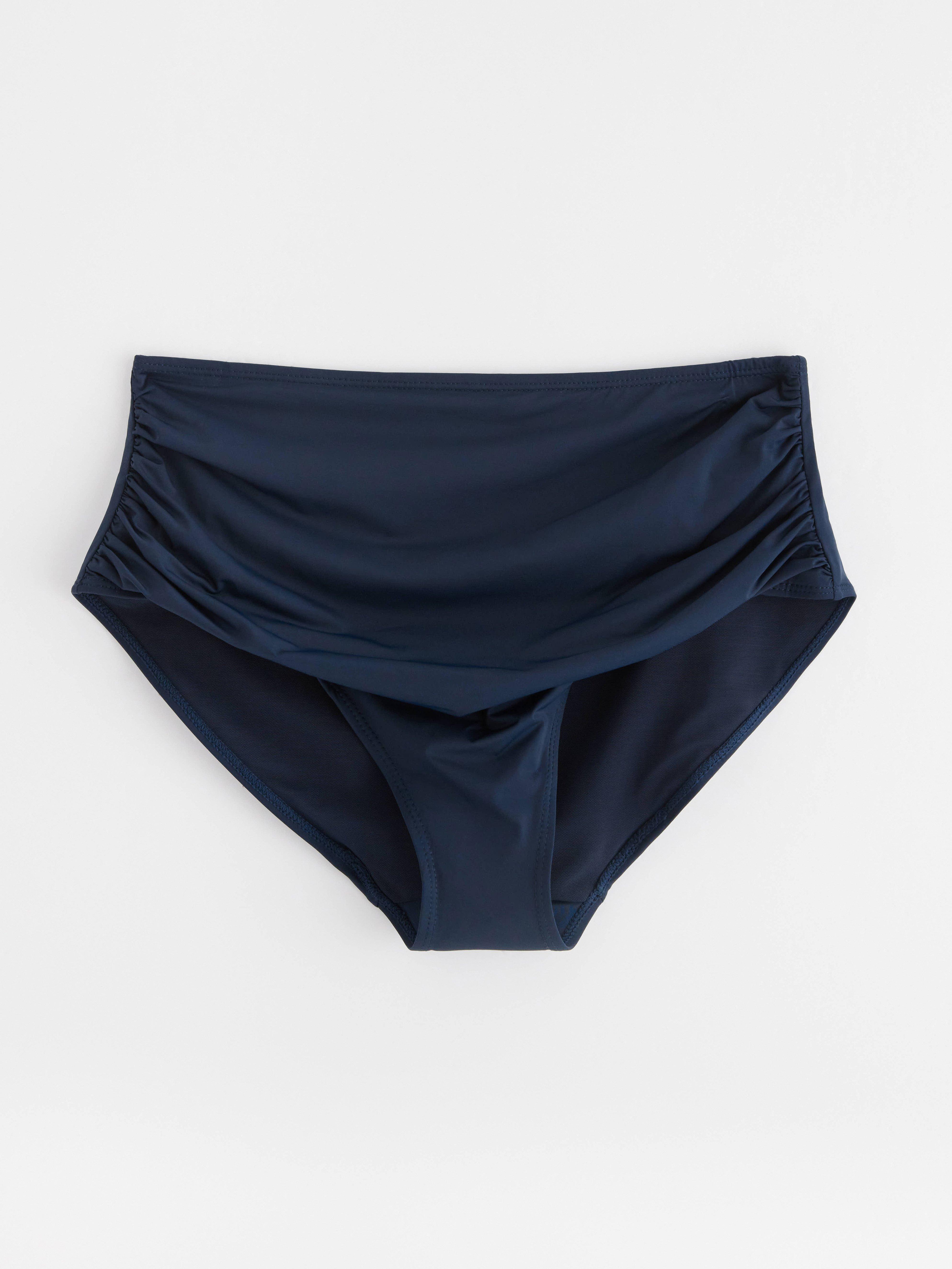 Bikini med høyt liv - Undertøy - Blå