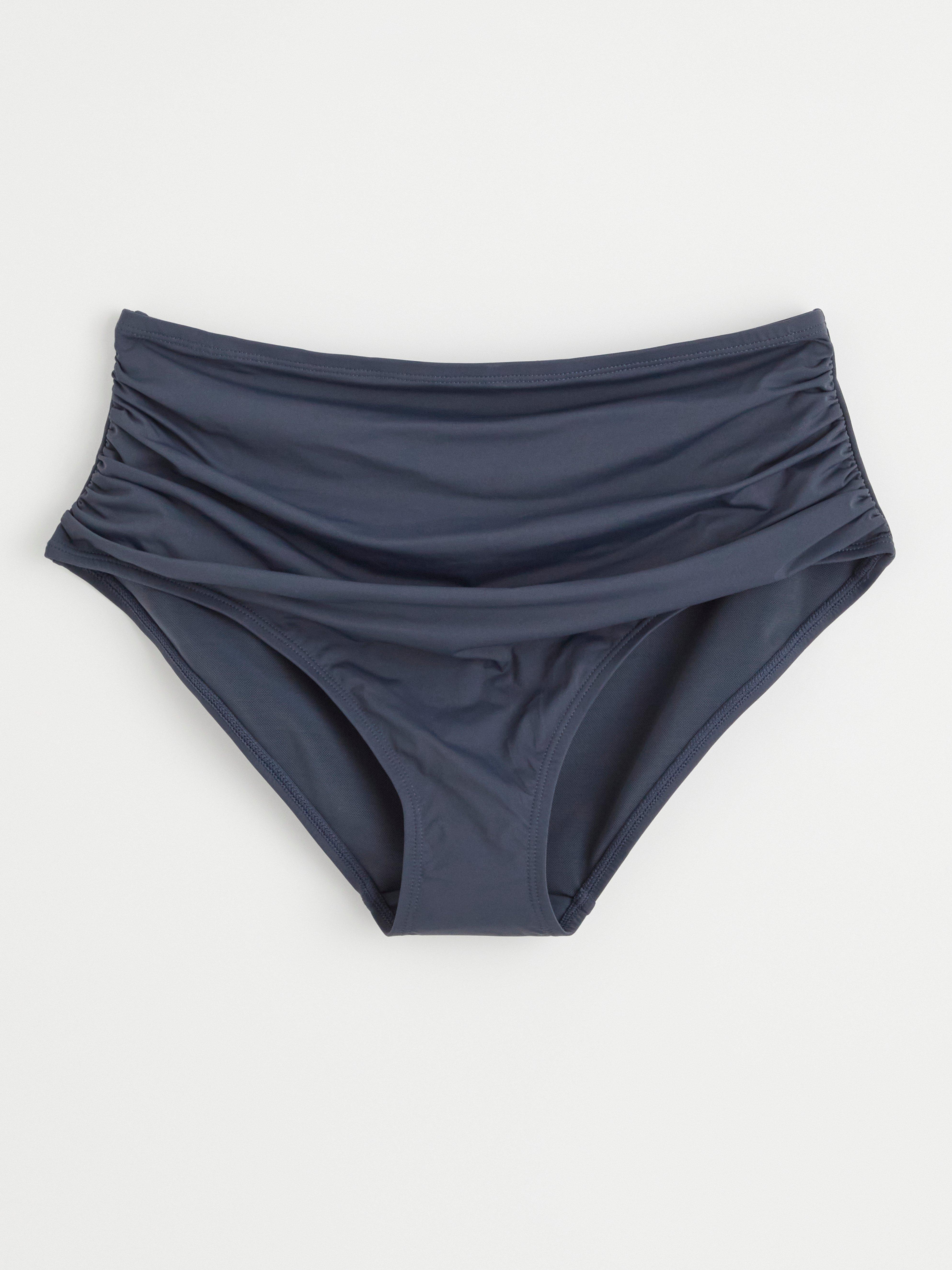 Bikini s vysokým pásom - Spodná bielizeň - Modrá