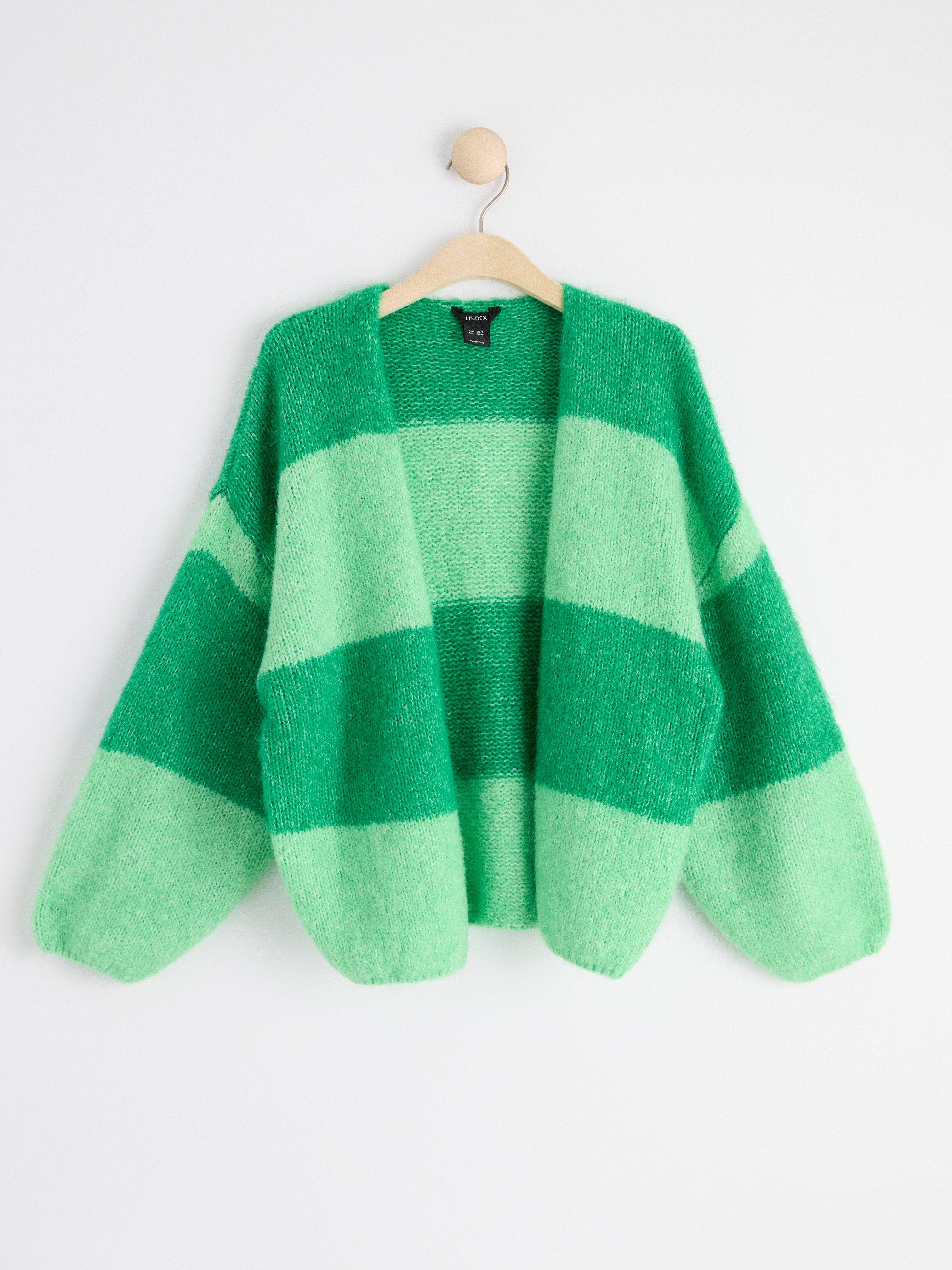 Cardigan - Dame - Grønn