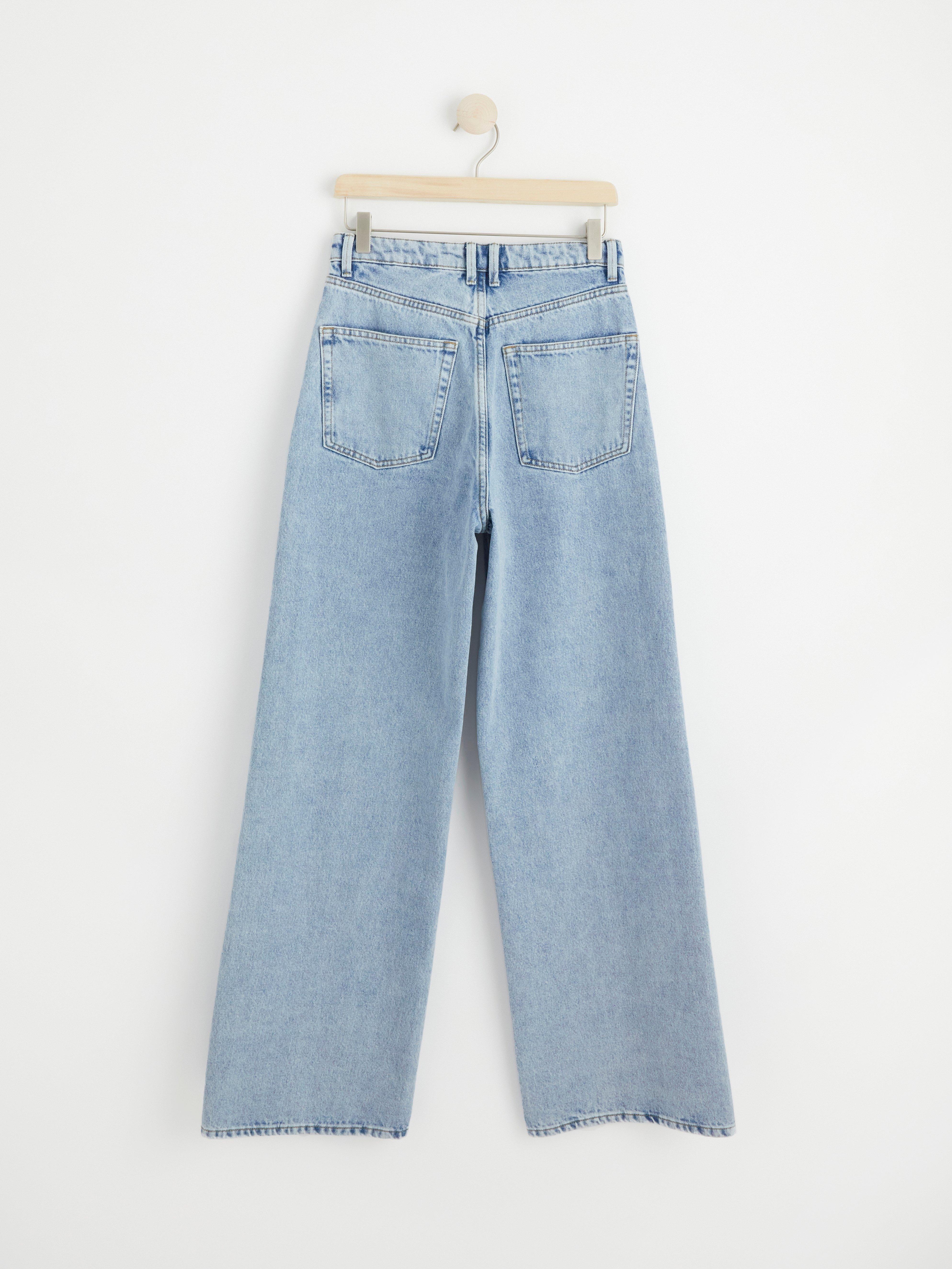 JACKIE Extra wide high waist jeans | Lindex