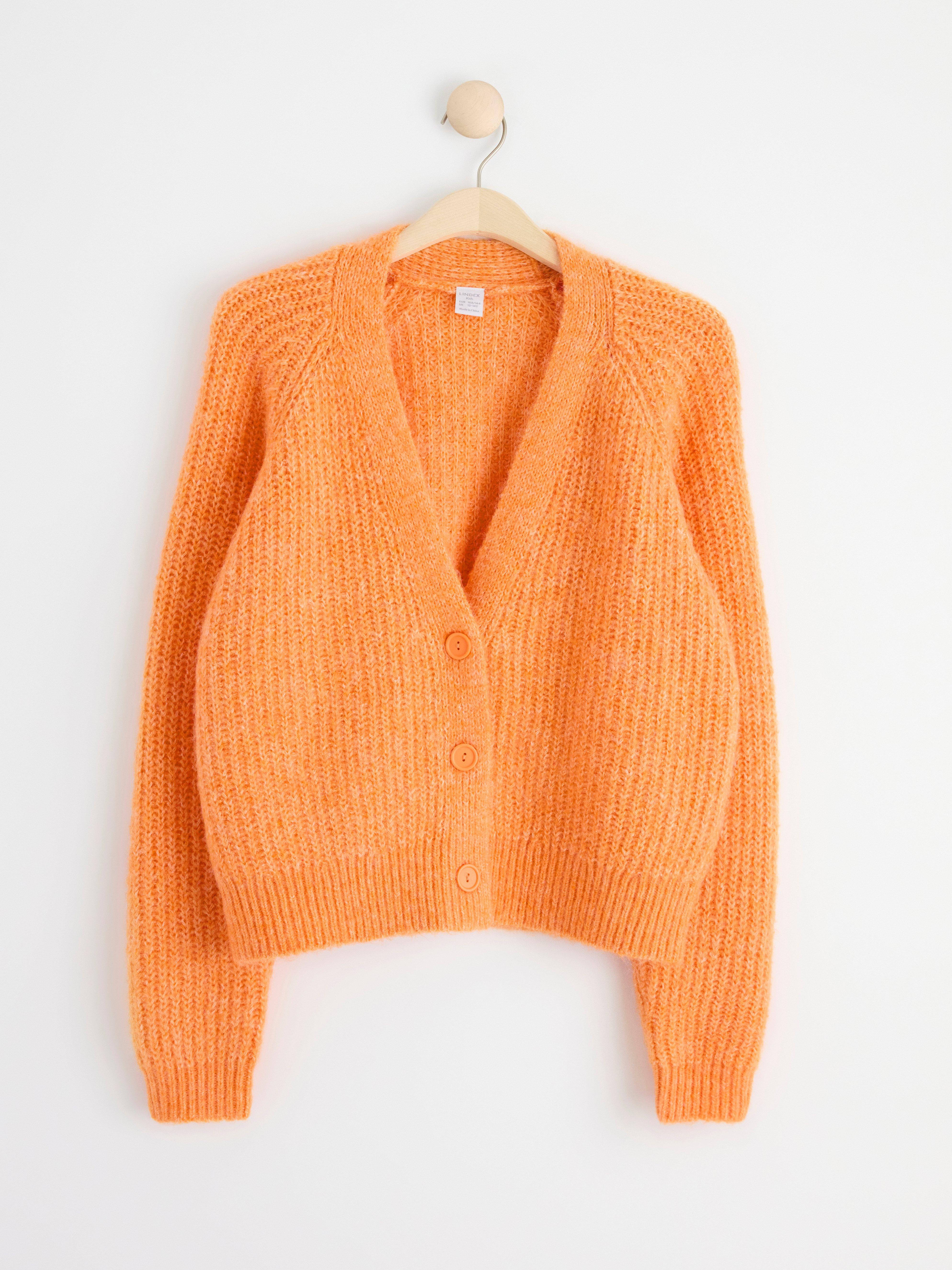 Cardigan - Barn - Orange