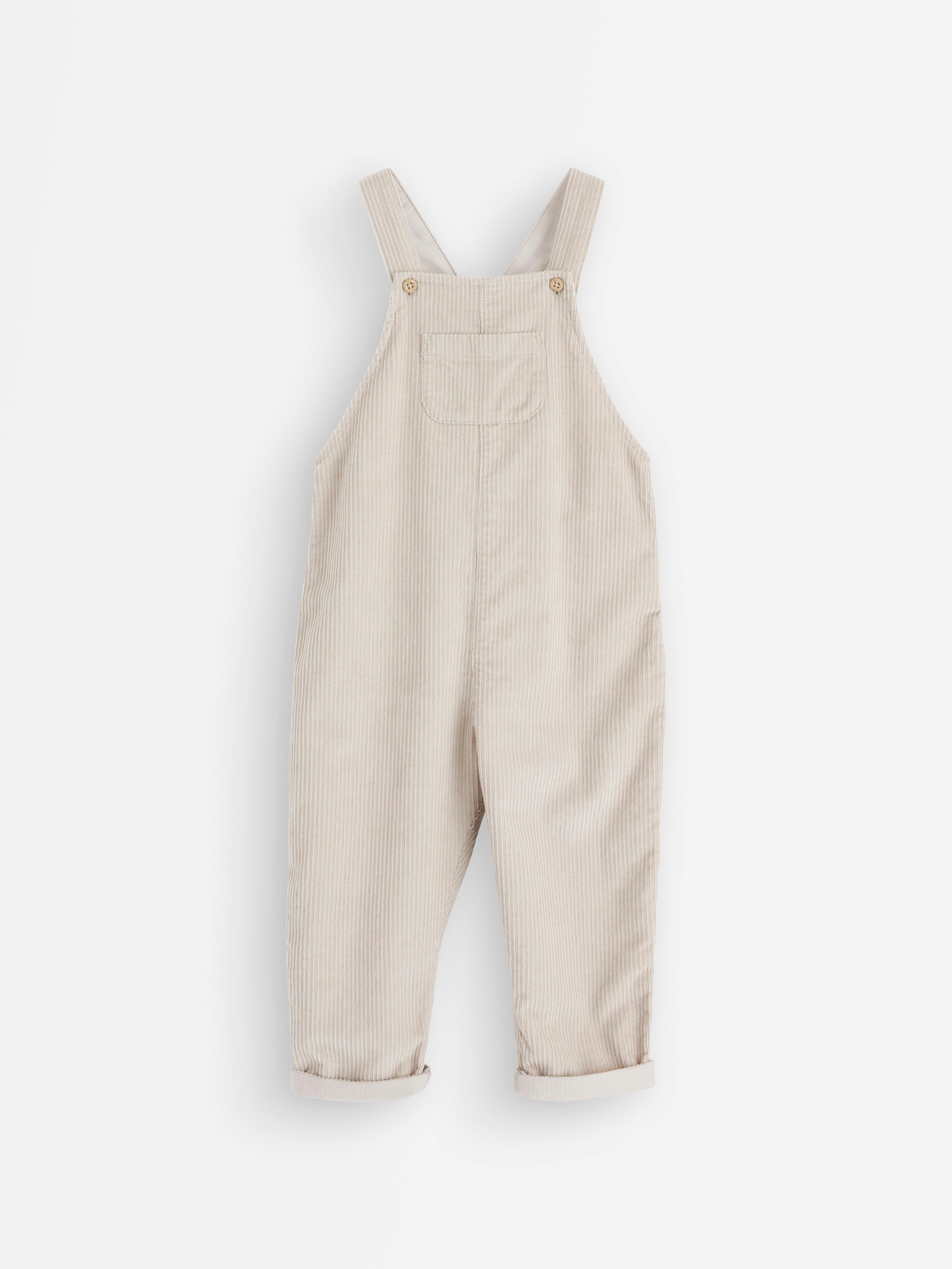 Bib Trousers - Kids Wear - Grey