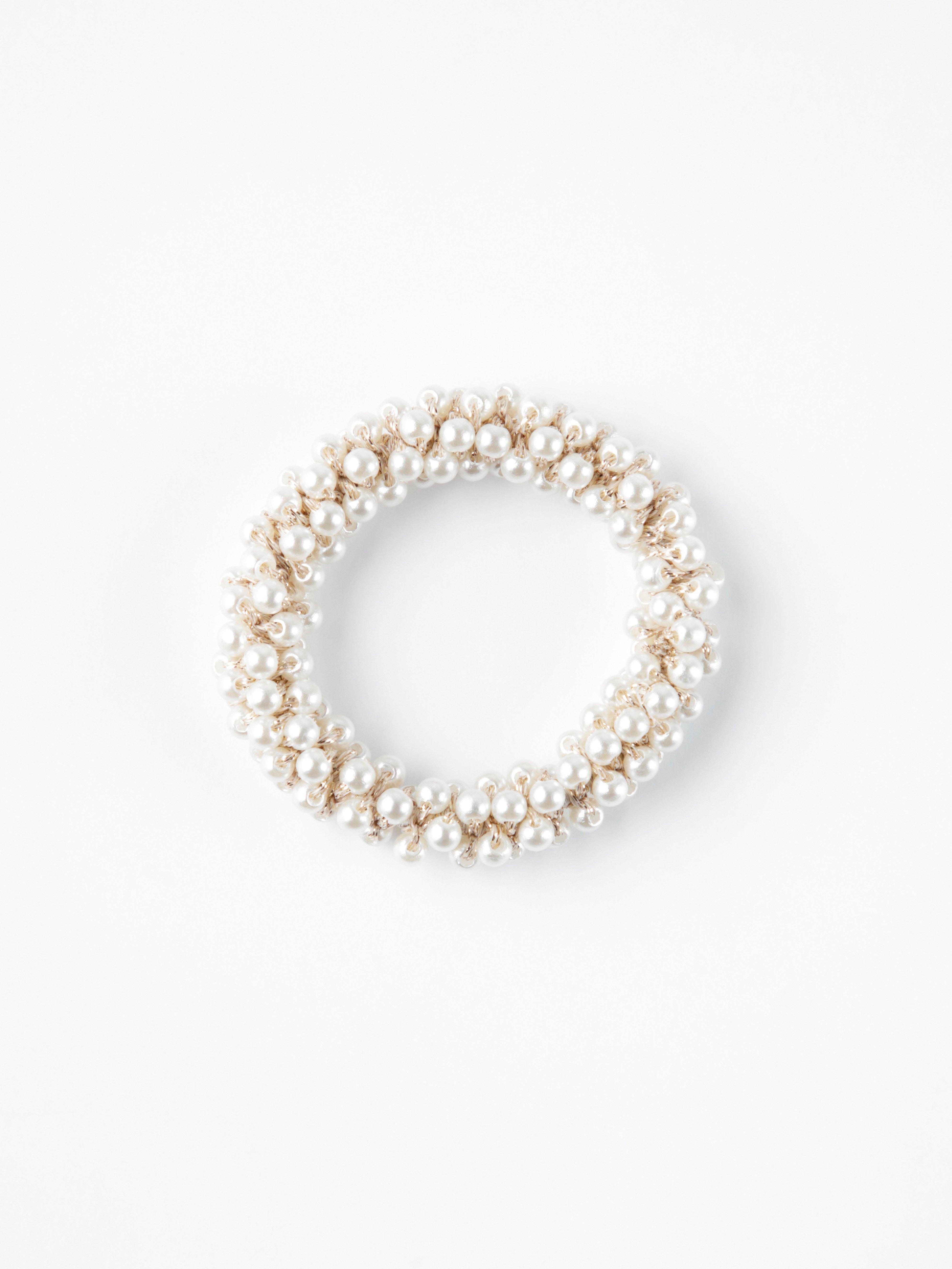 Hair Elastics - Womens Wear - White