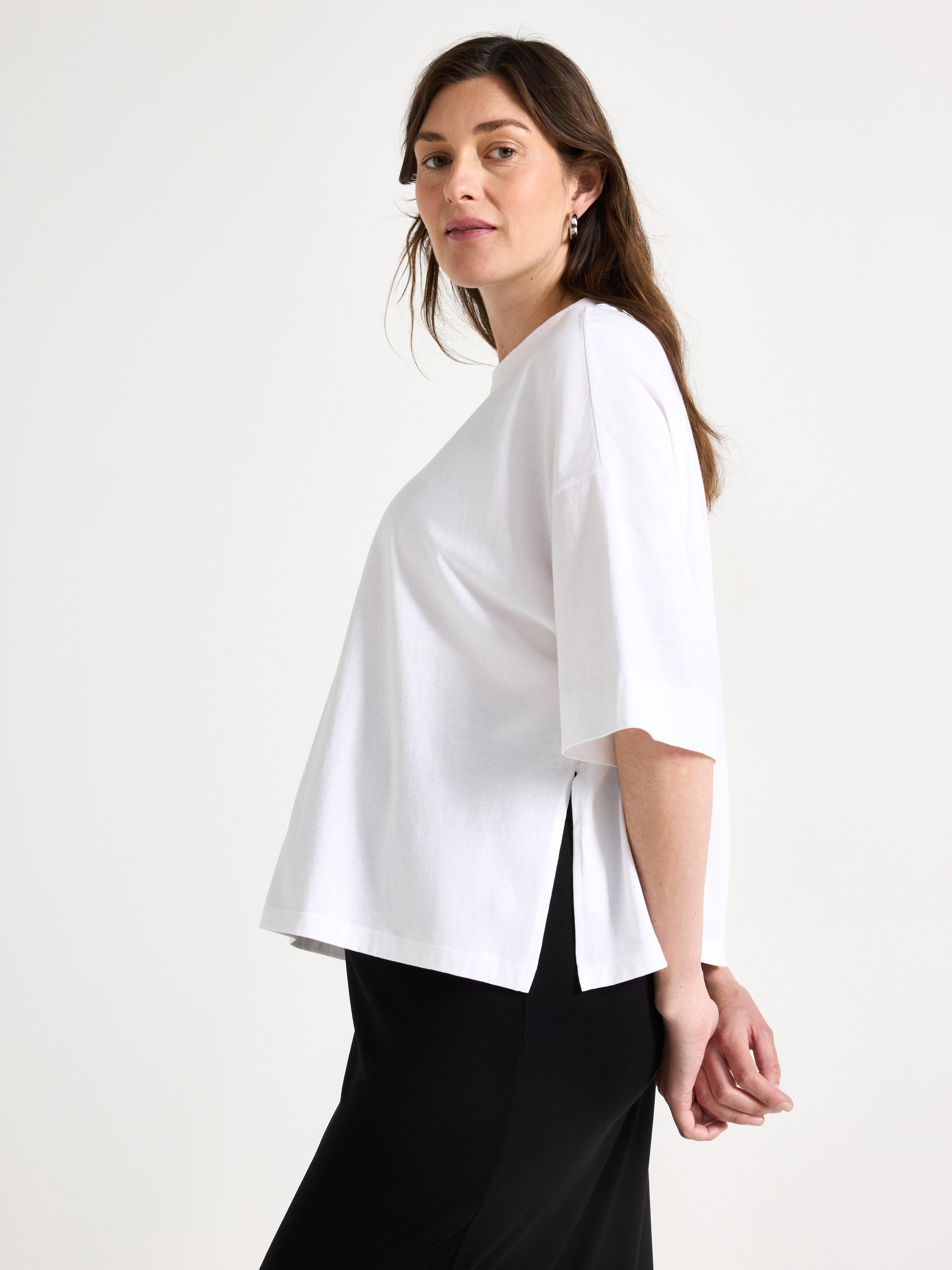 T-shirt - Dame - Hvid