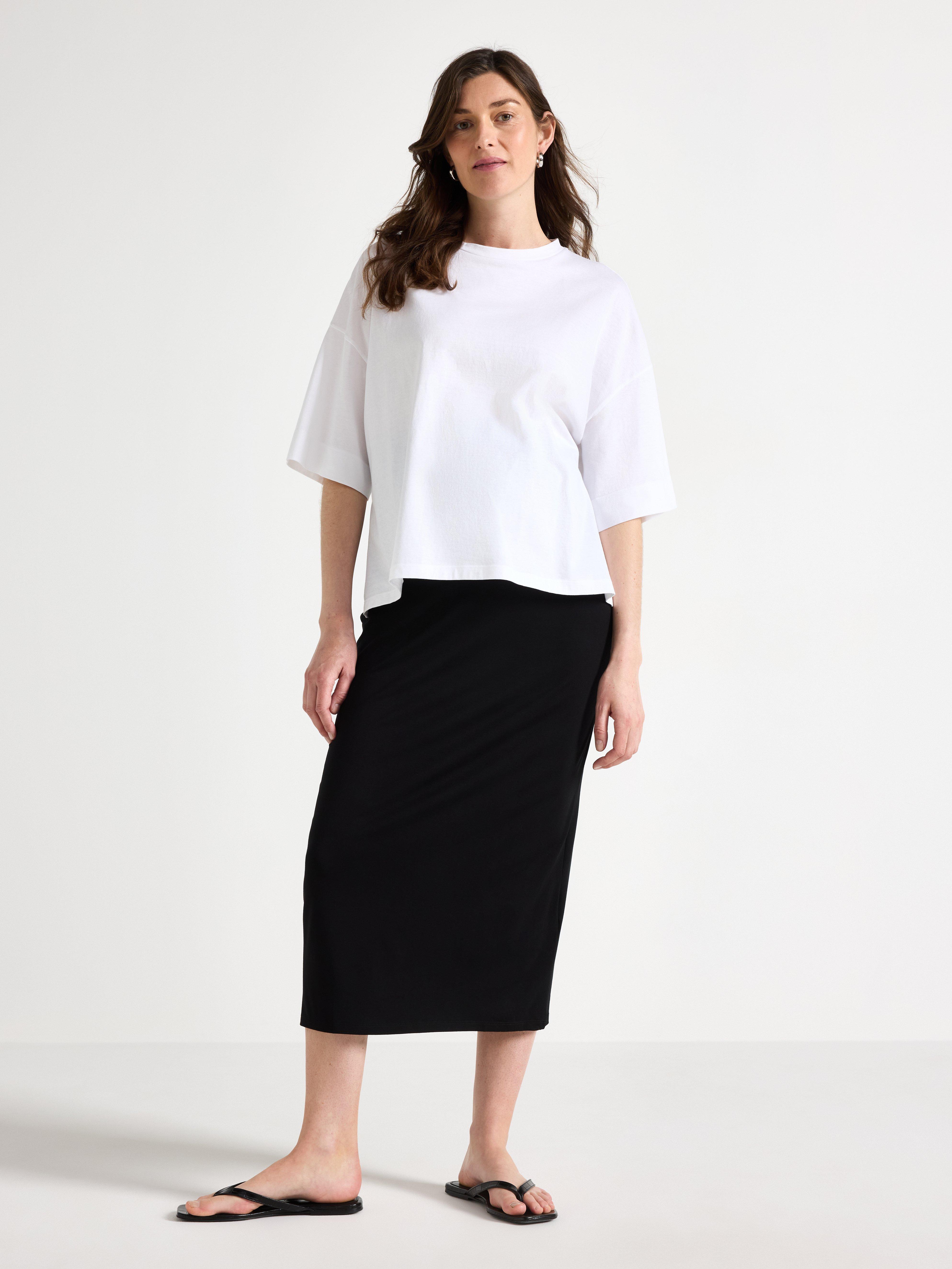 T-shirt - Dame - Hvit