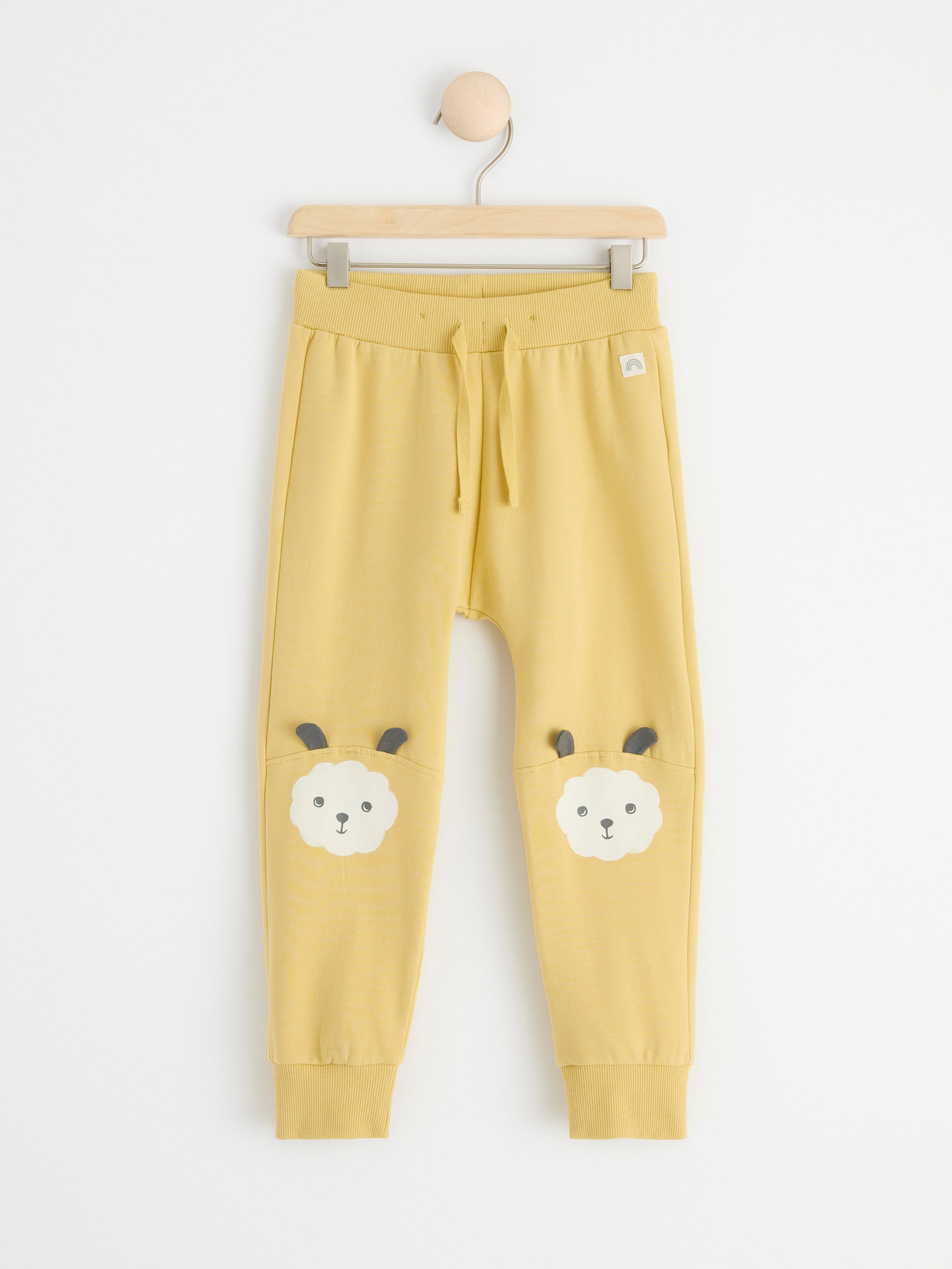 Sweatpants - Barn - Gul