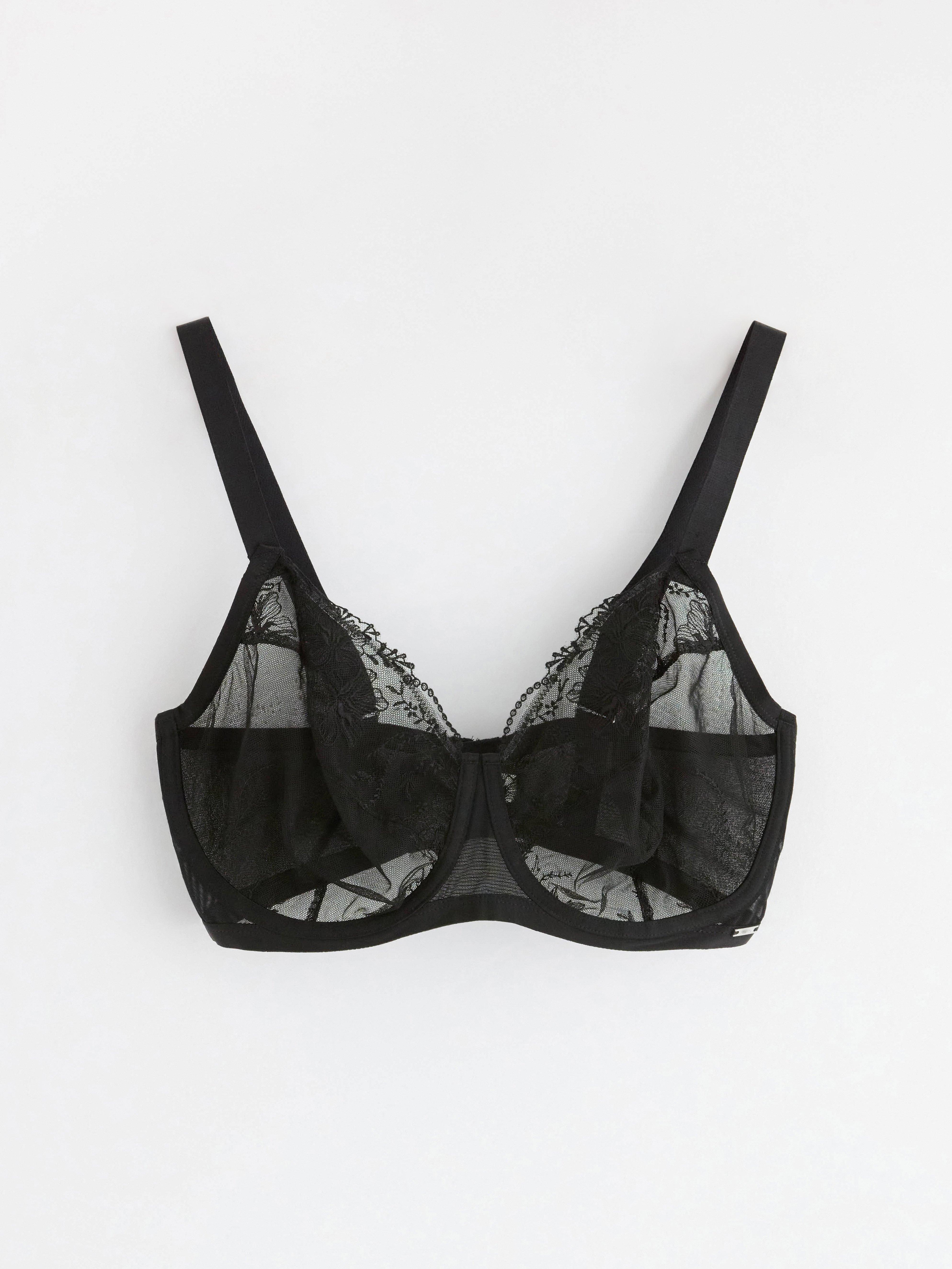 Unpadded Bra - Lingerie - Black