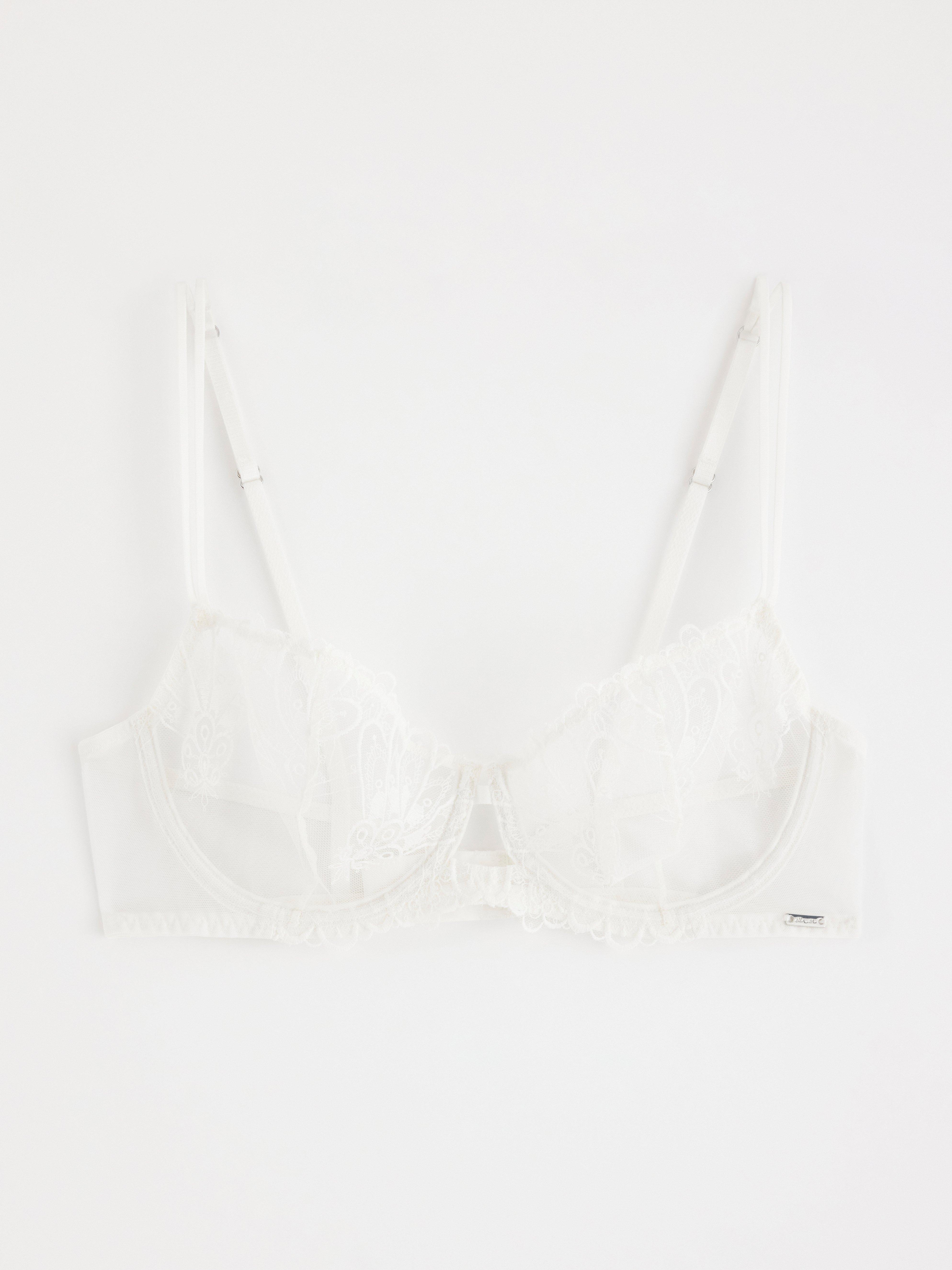 Unpadded Bra - Lingerie - White