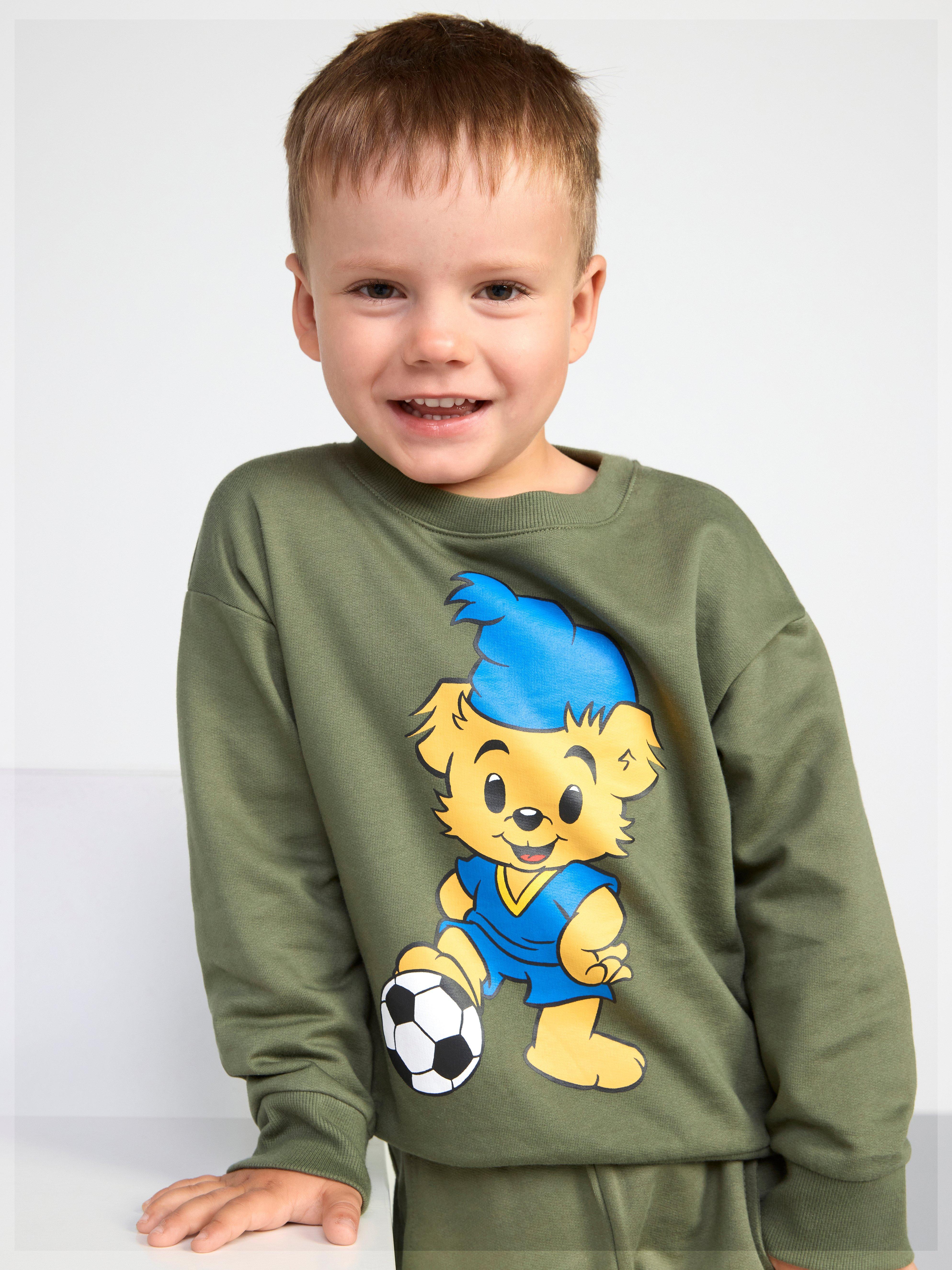 Sweatshirt med Bamse