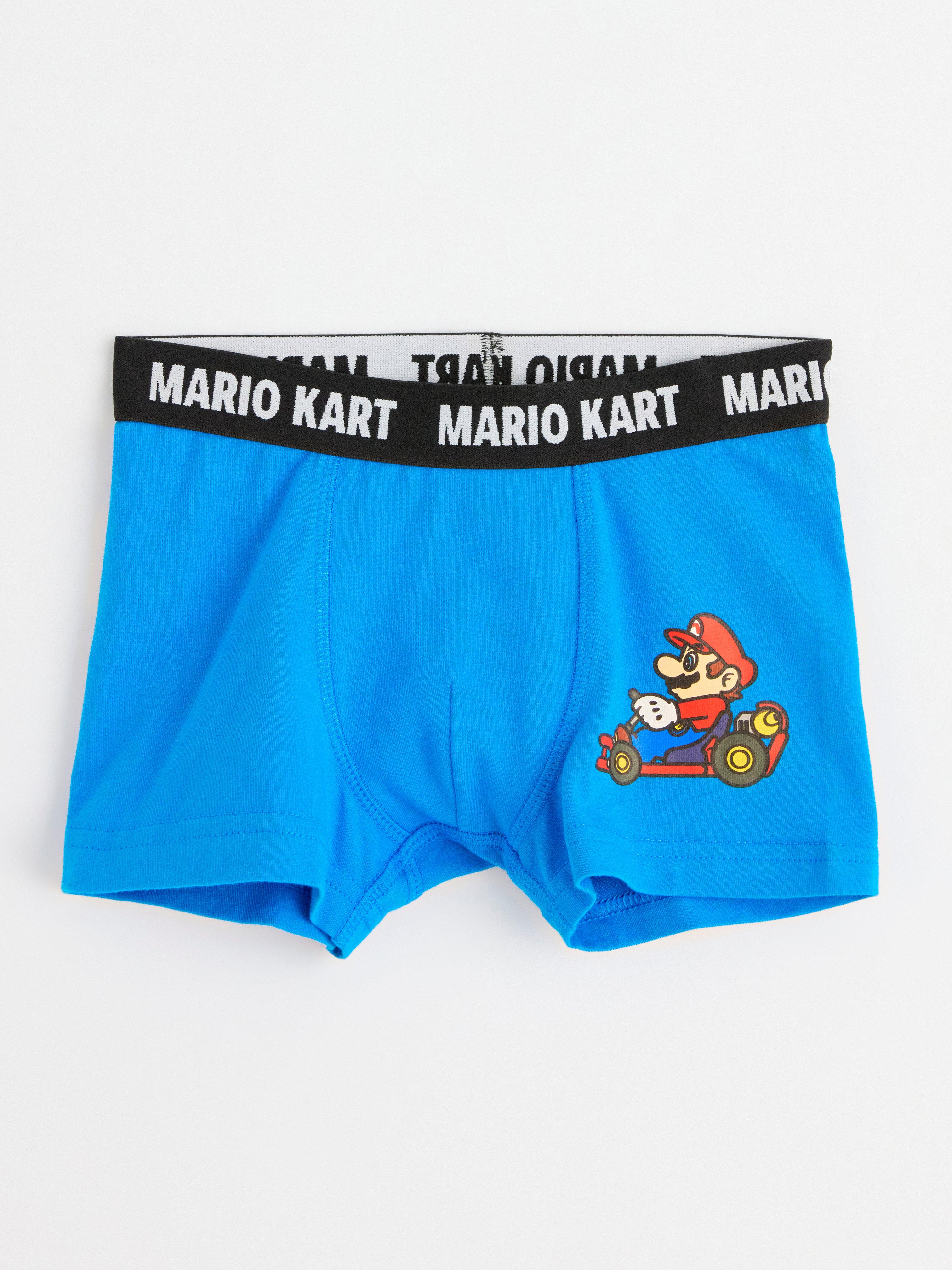 Buy Super MARIO Bros. Level Blue Underwear Men's Boxer Briefs