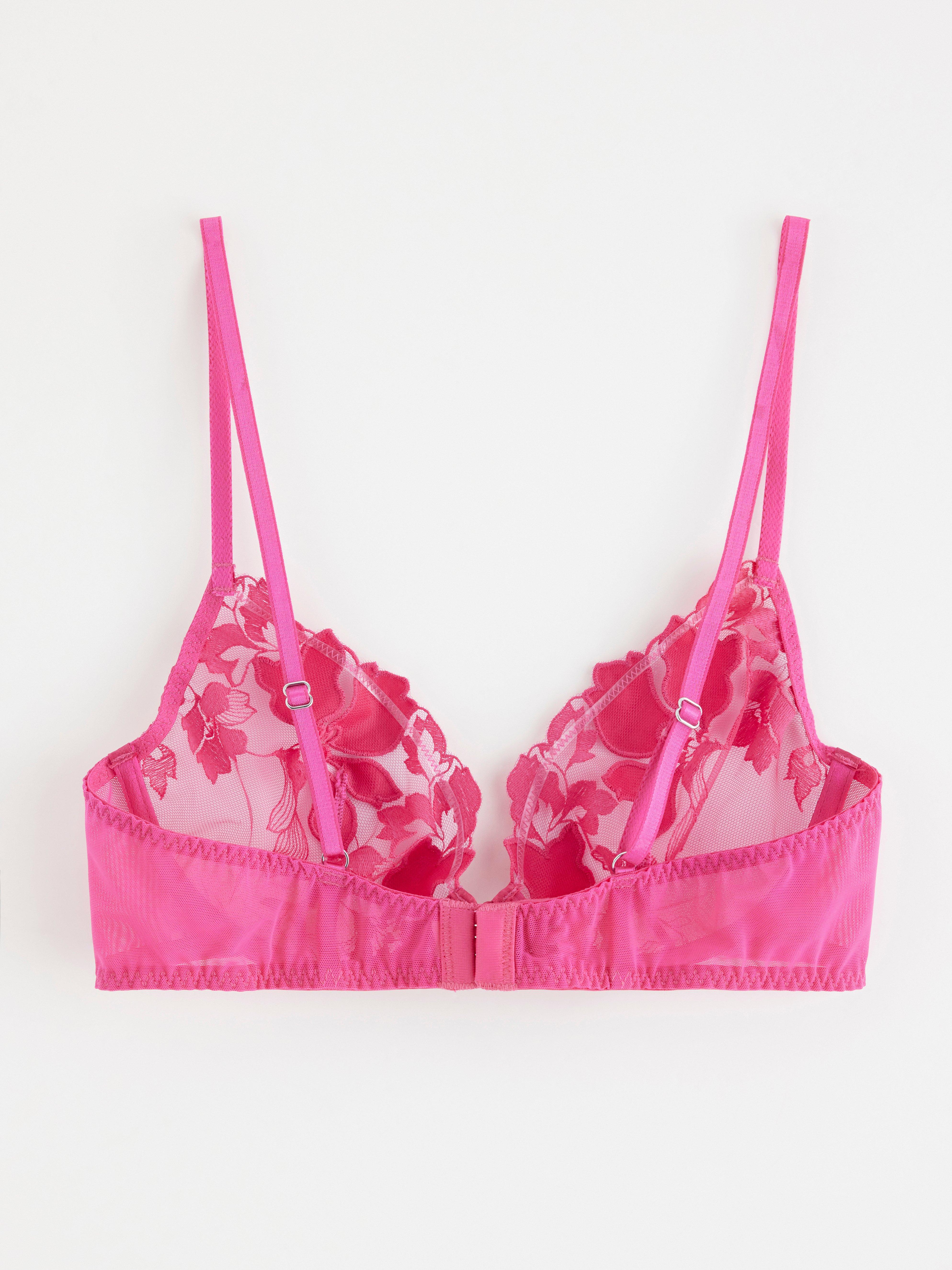 Unpadded Bra - Lingerie - Pink