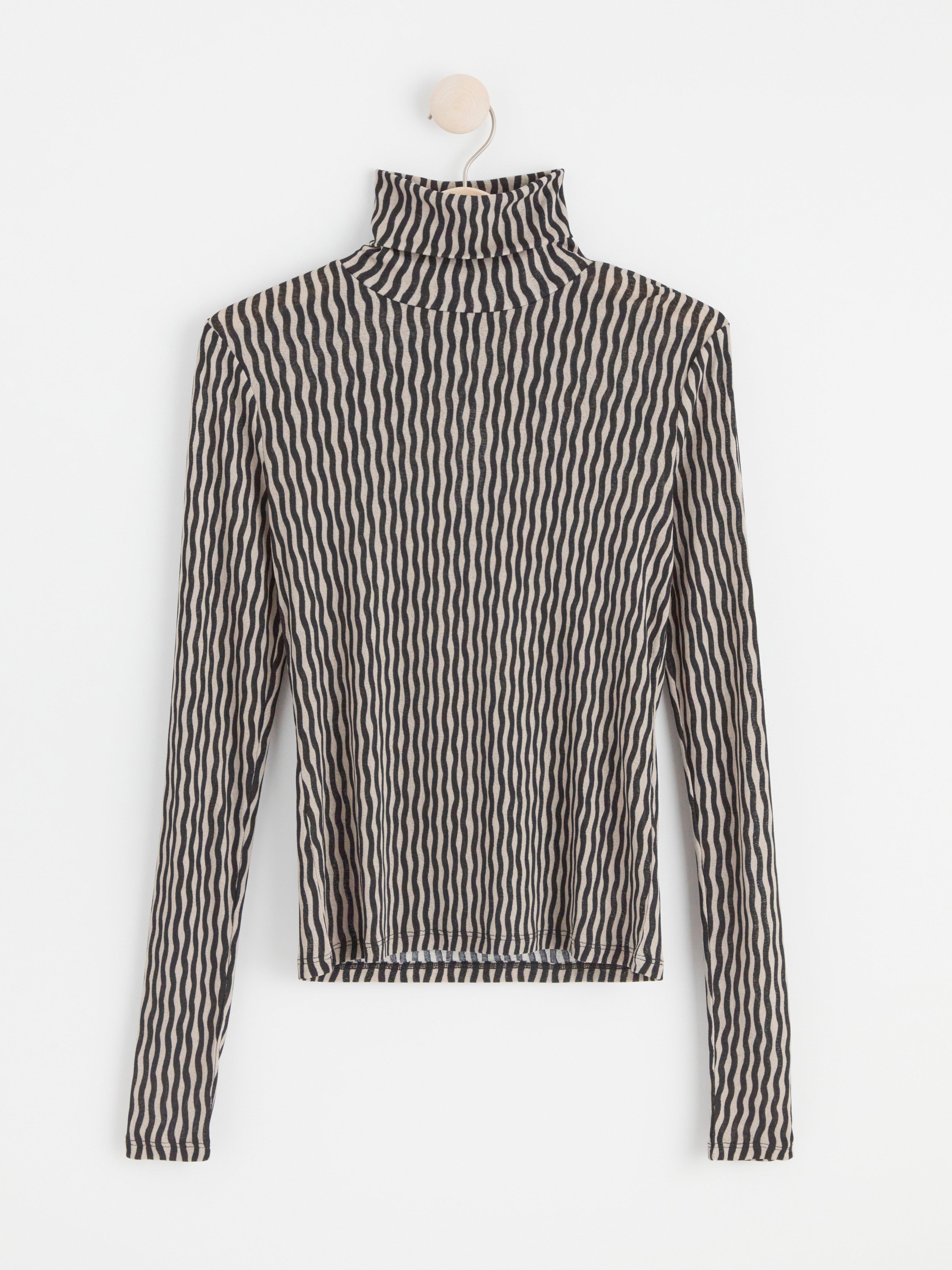 Roller Neck Top - Womens Wear - Black