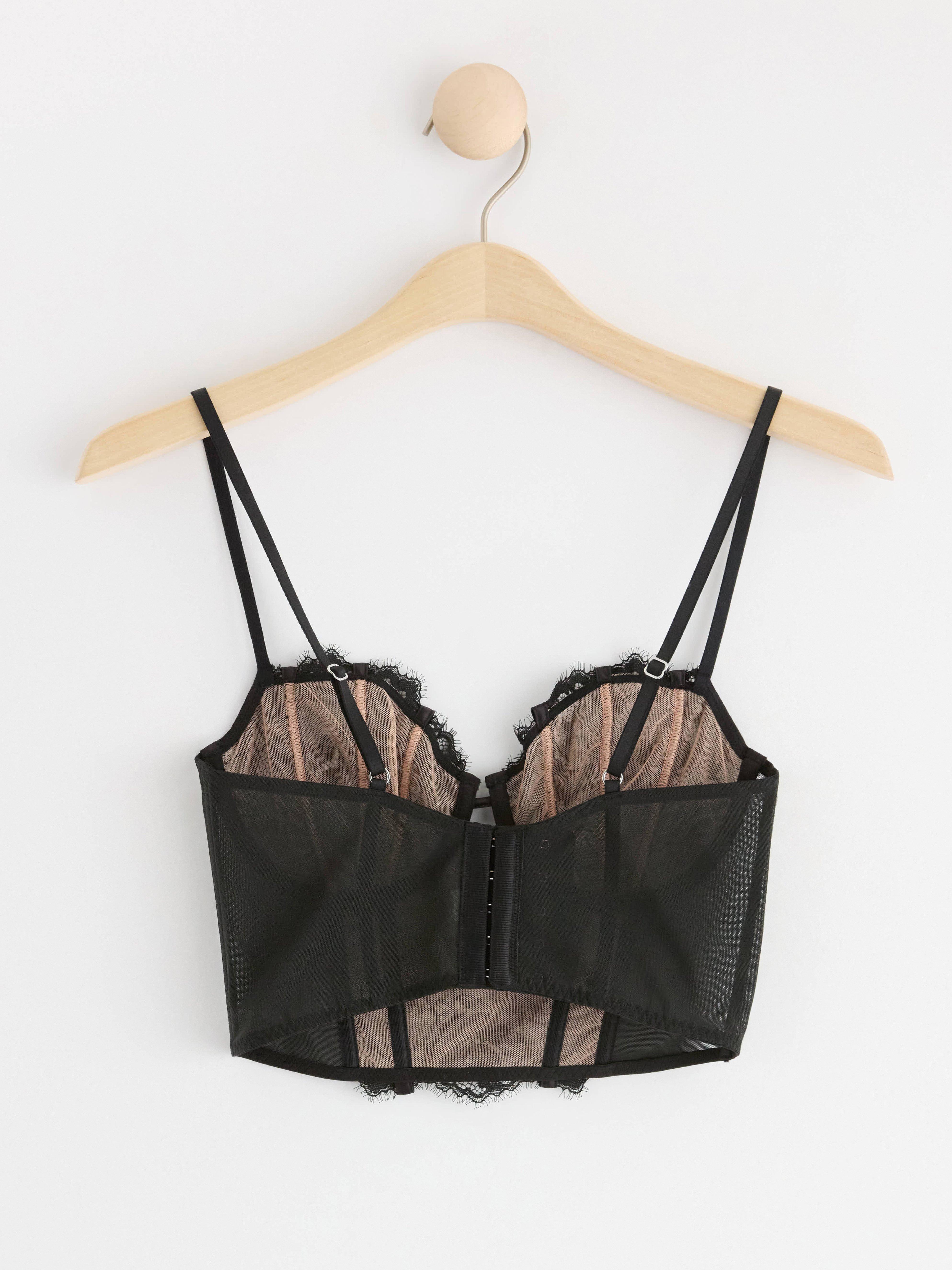 Unpadded Bra - Lingerie - Black