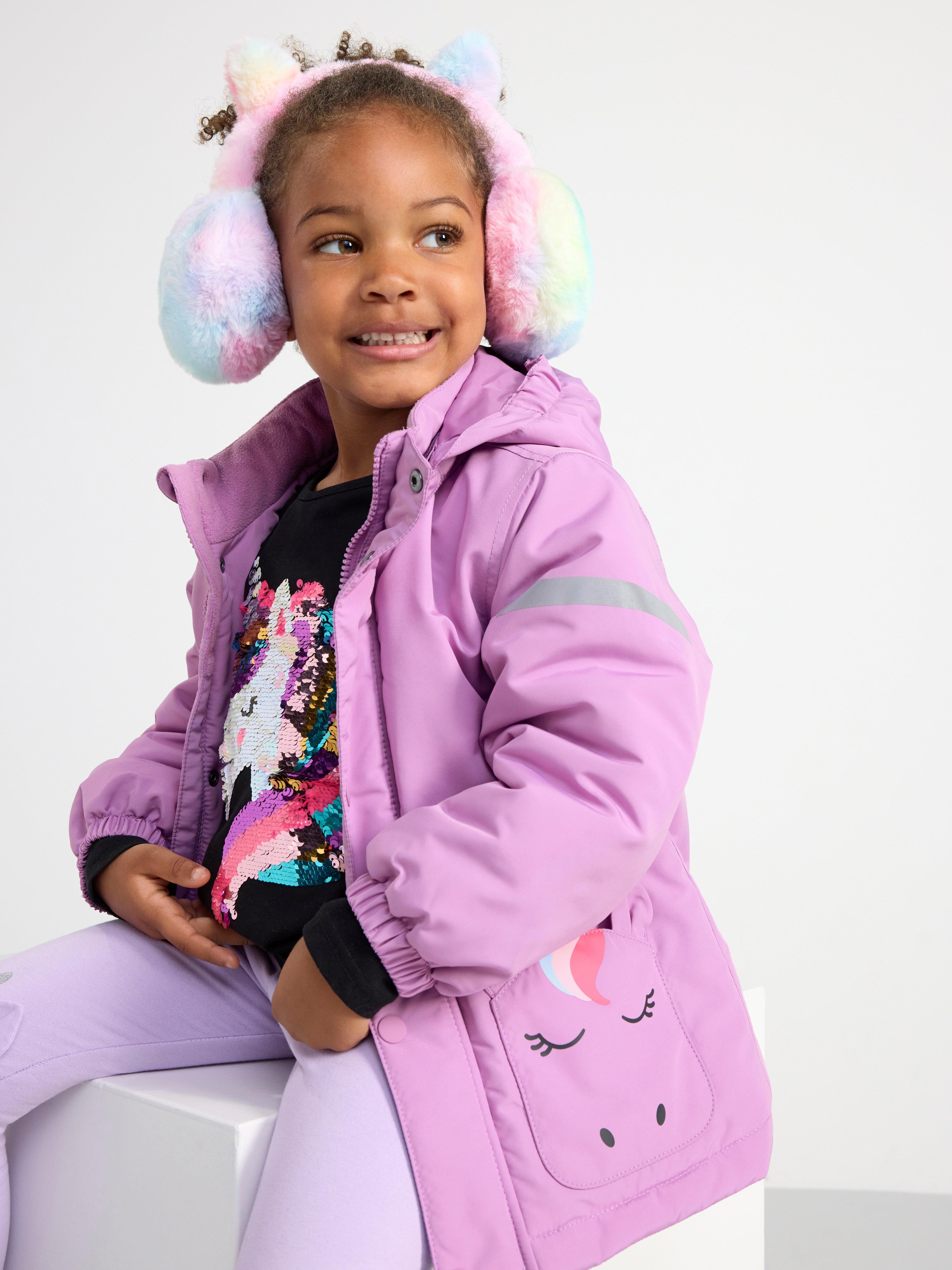 Girls unicorn winter sales coat