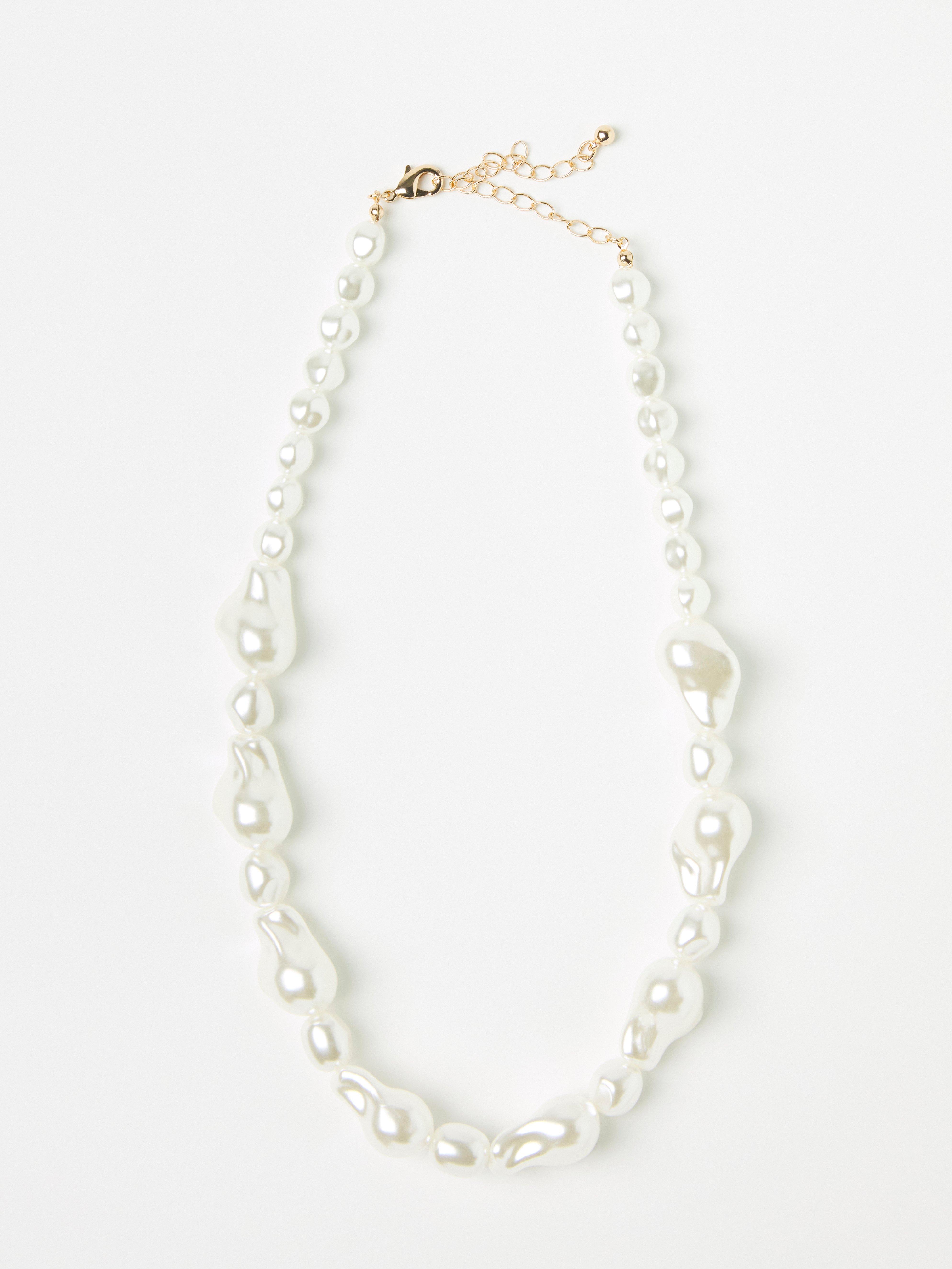 Halskjede - Dame - Hvit