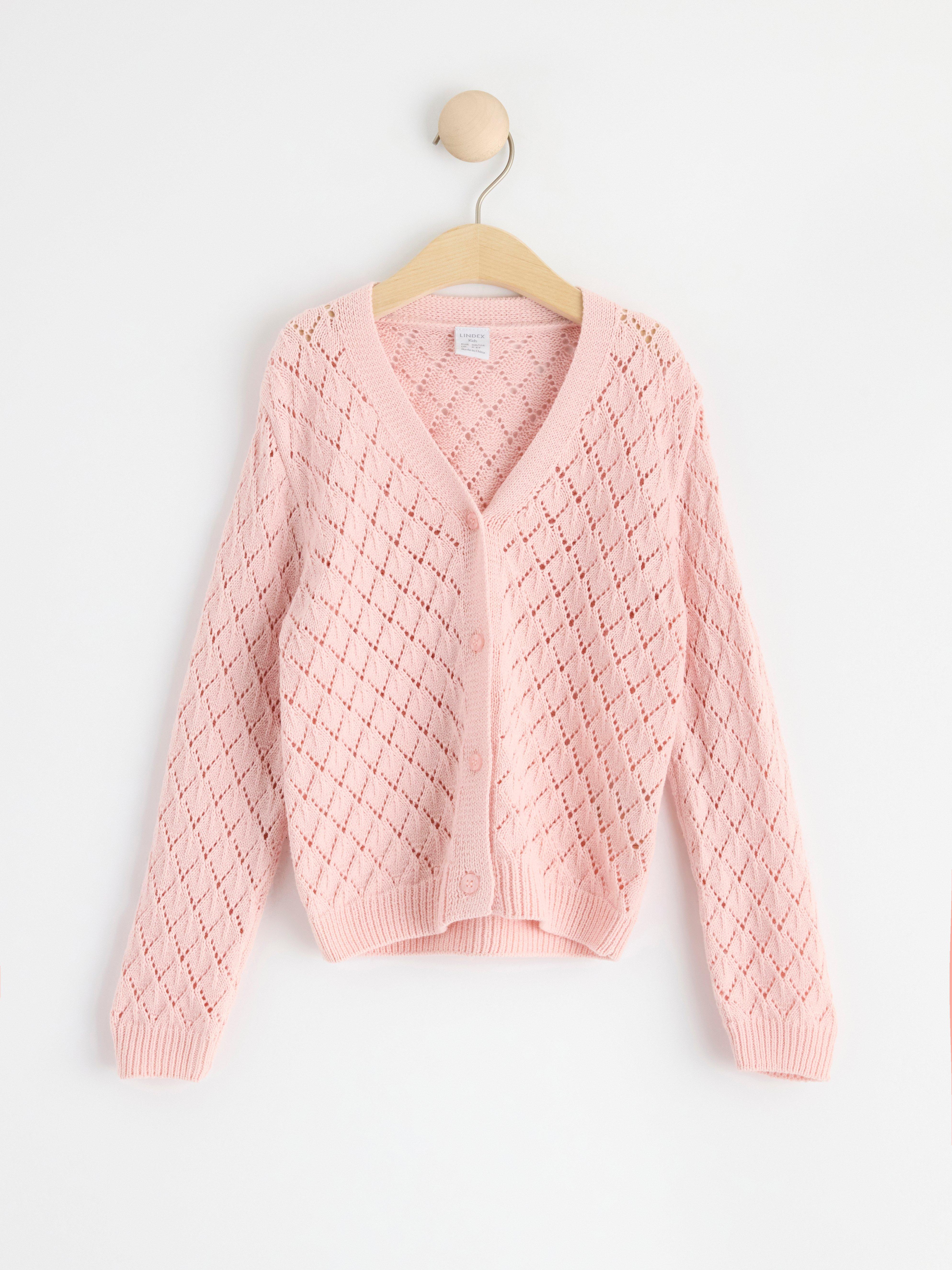 Cardigan - Barn - Rosa