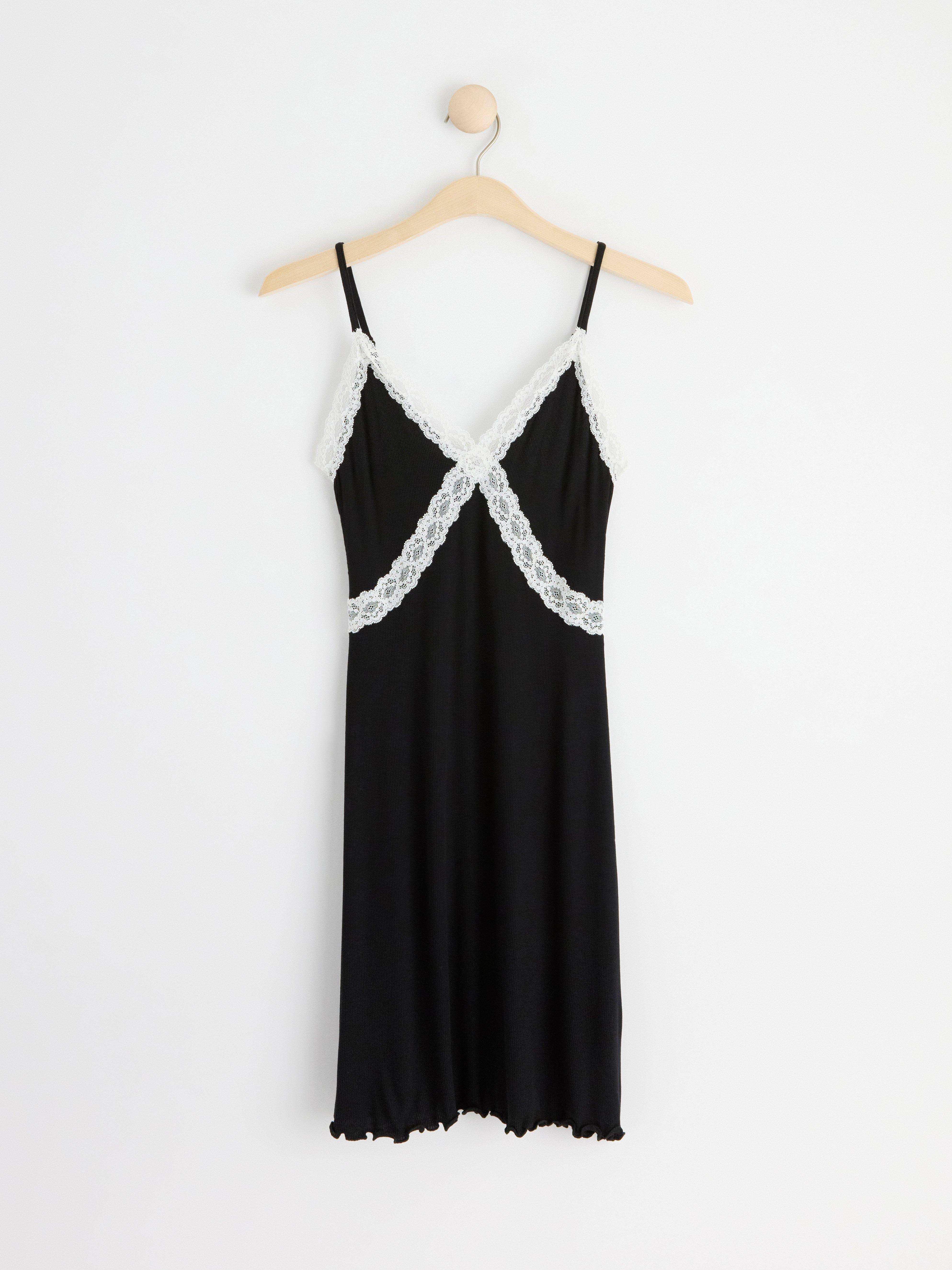 Night Slip - Lingerie - Black