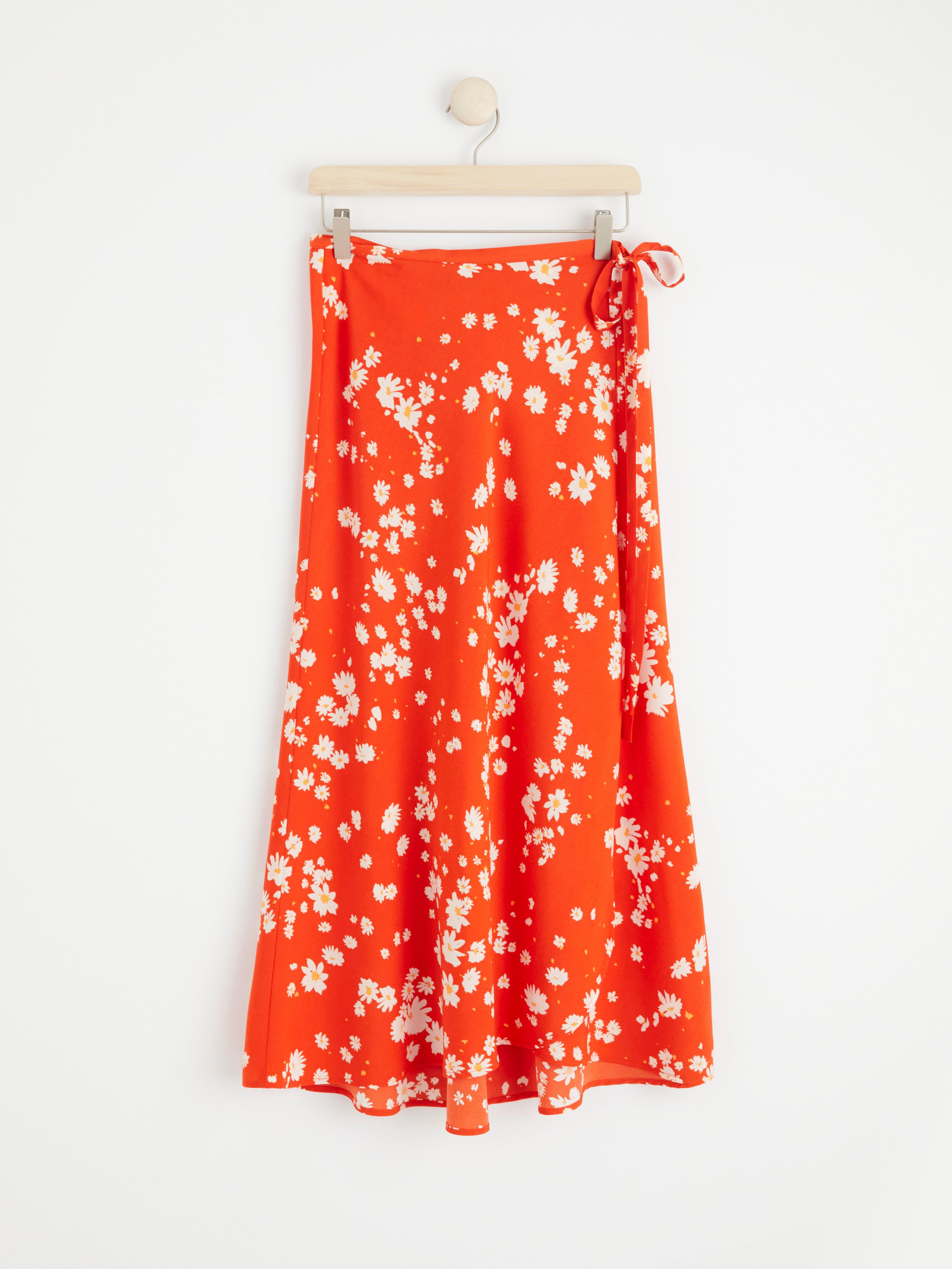 Wrap Skirt - Womens Wear - Orange