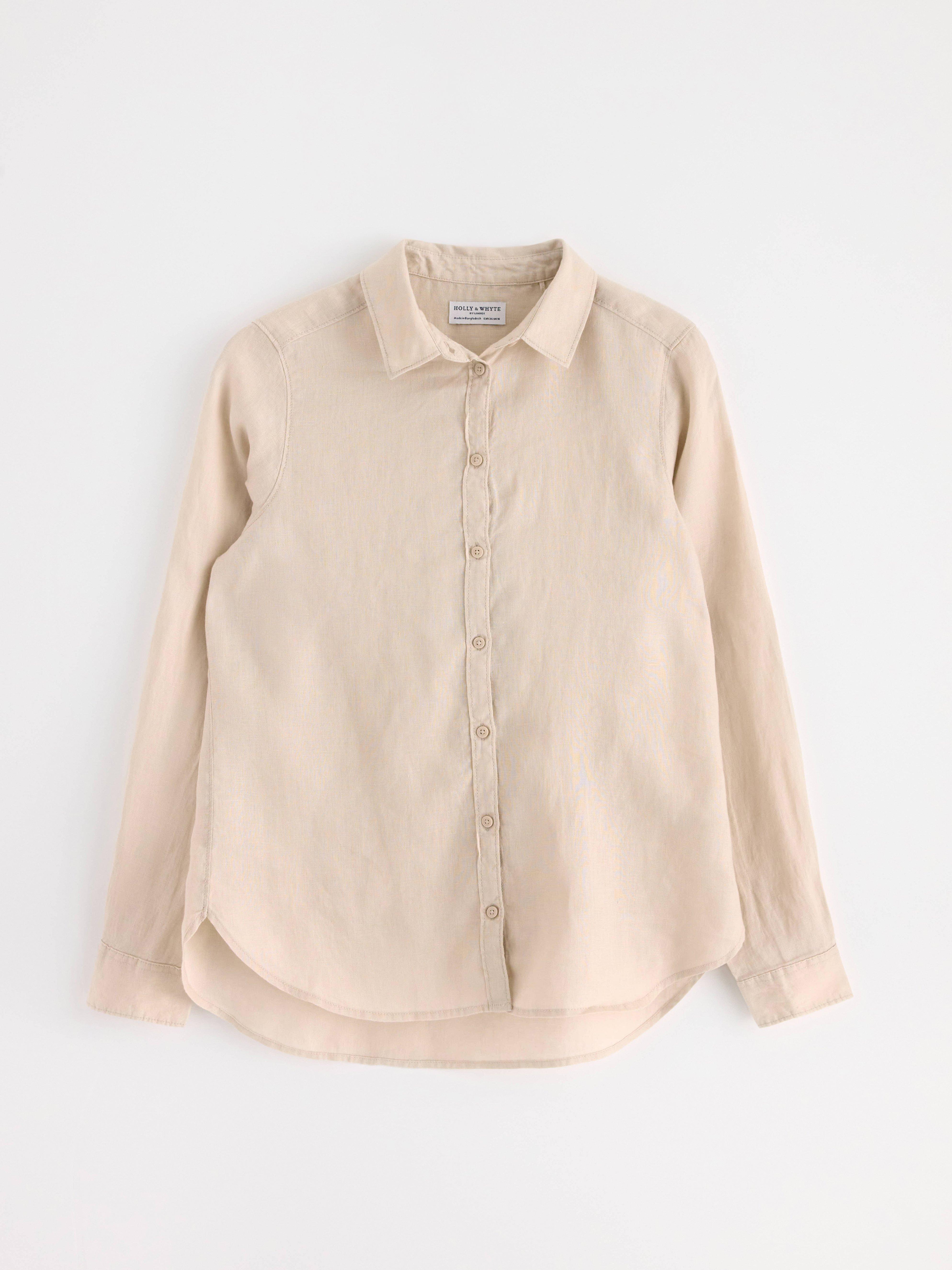 Skjorte - Dame - Beige