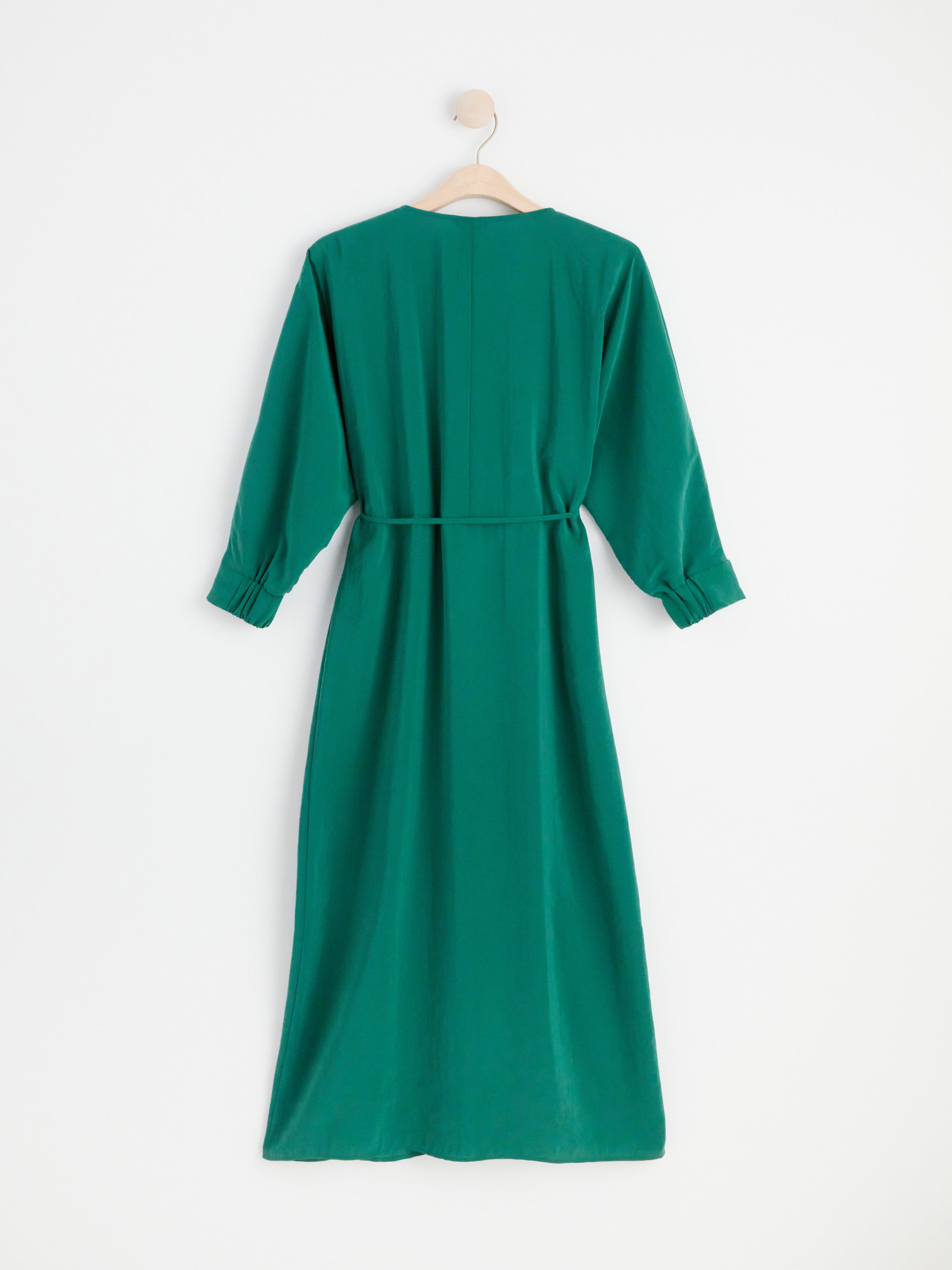Wrap Dress - Womens Wear - Green