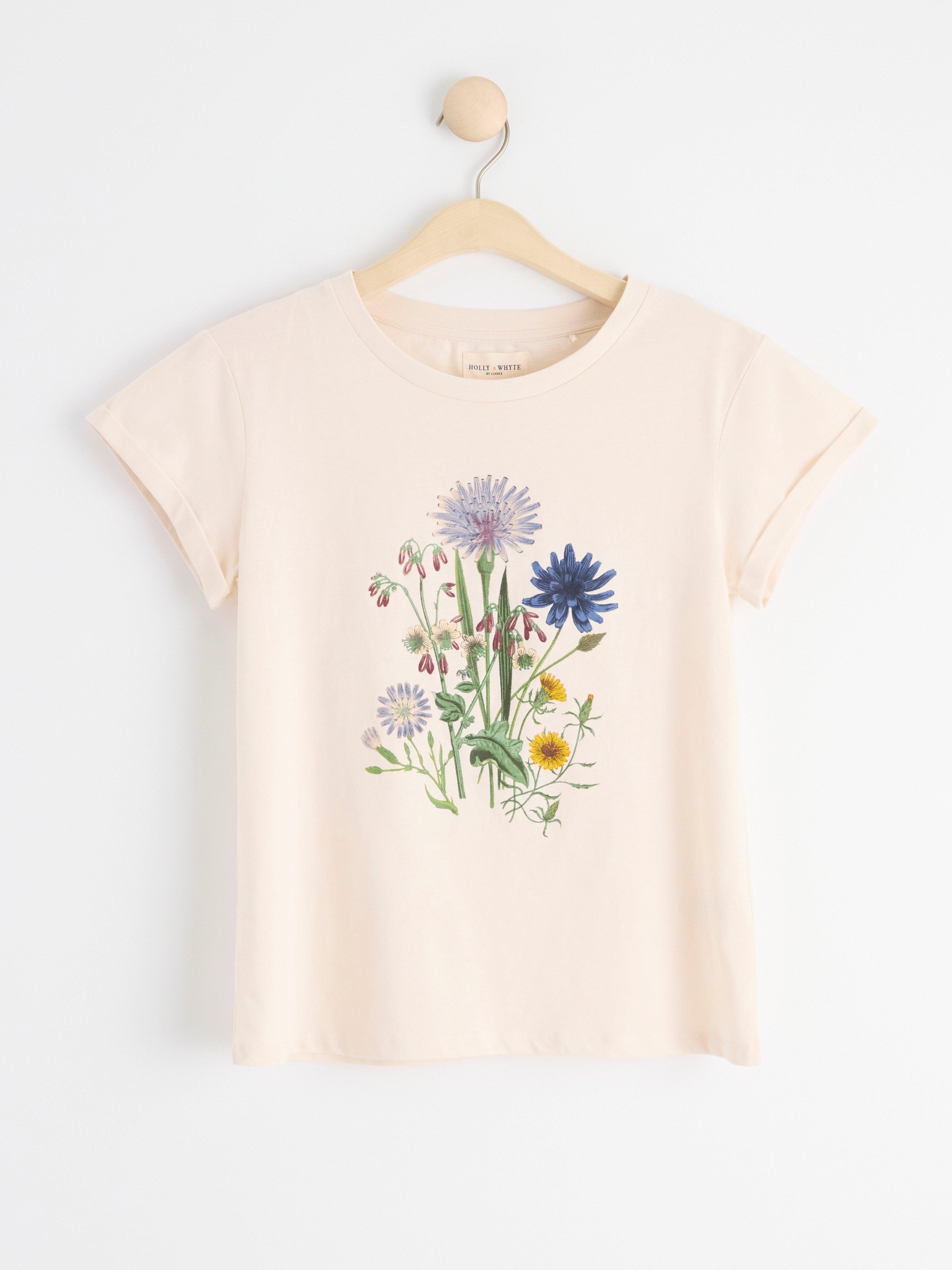 T-shirt - Dam - Beige