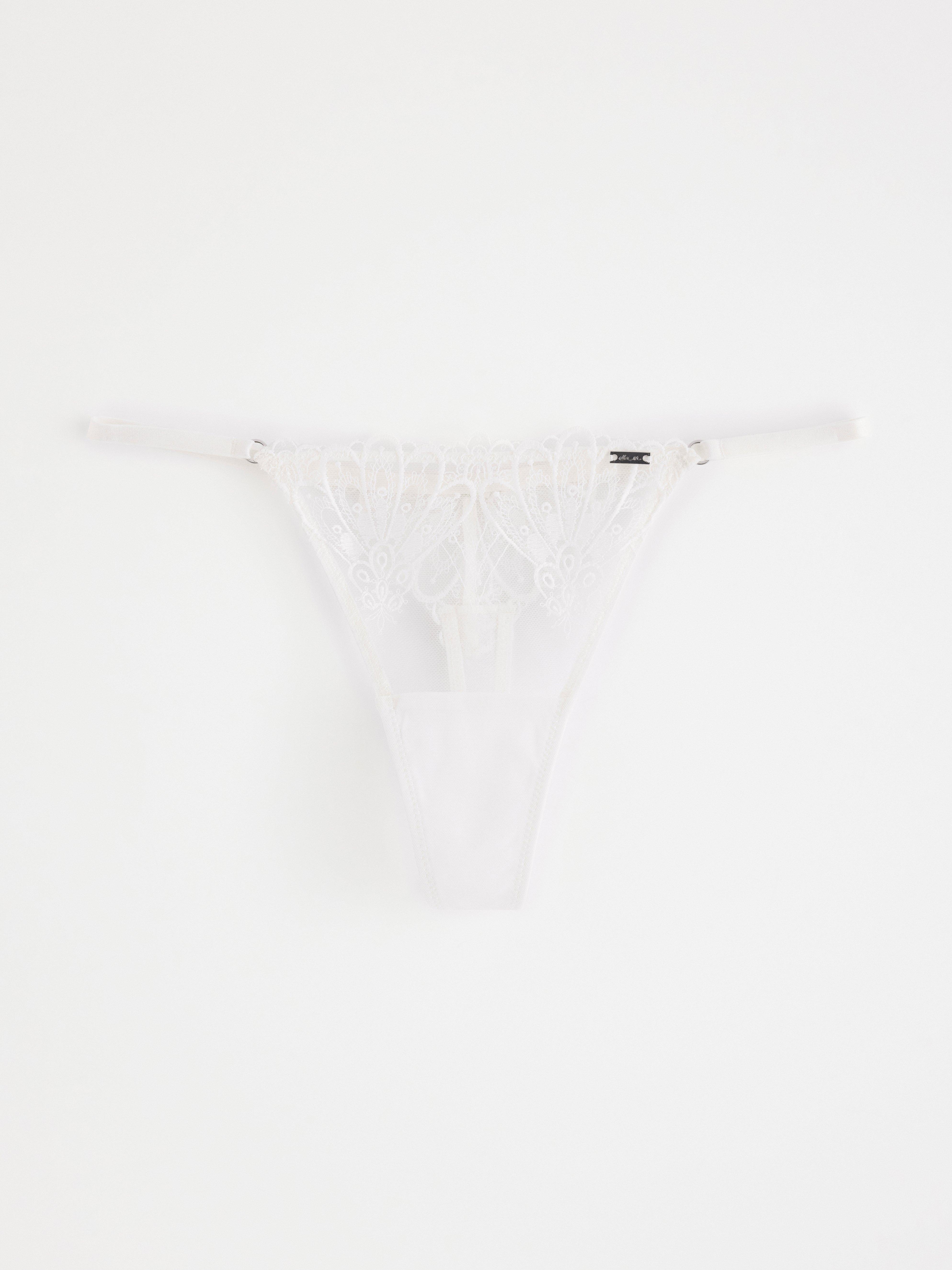 Thong Low - Lingerie - White
