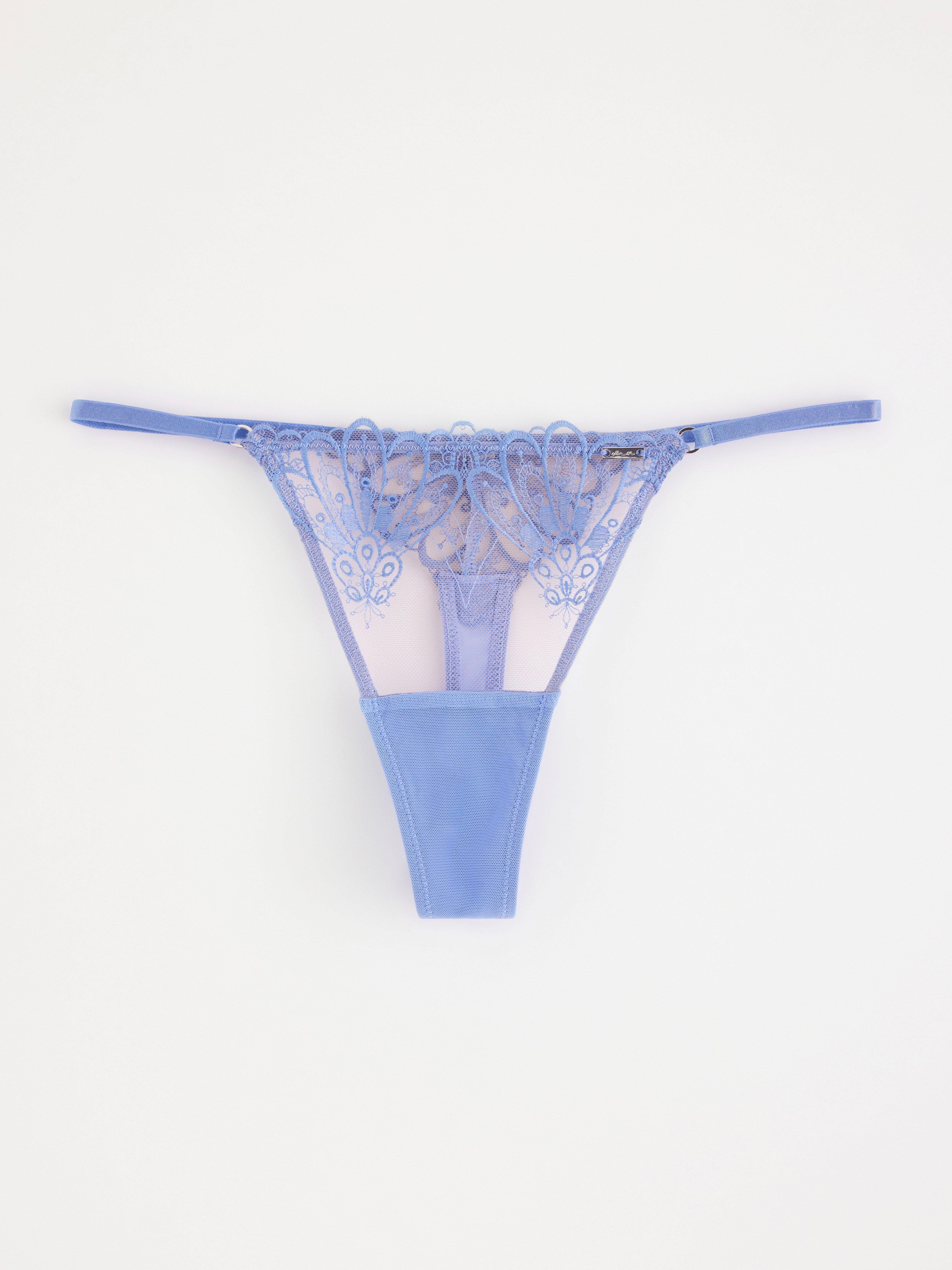 Thong Low - Lingerie - Blue