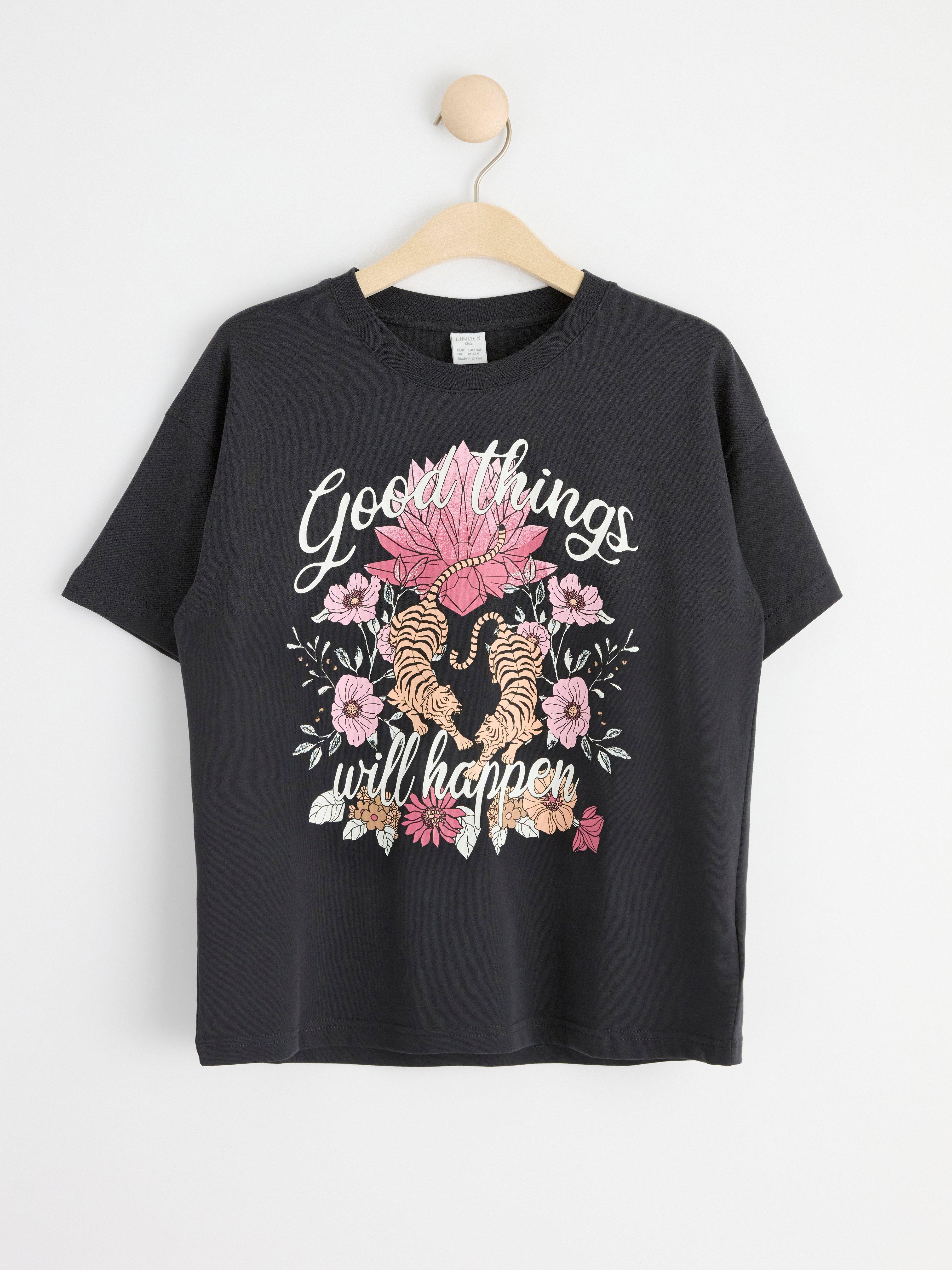 T-shirt - Barn - Svart