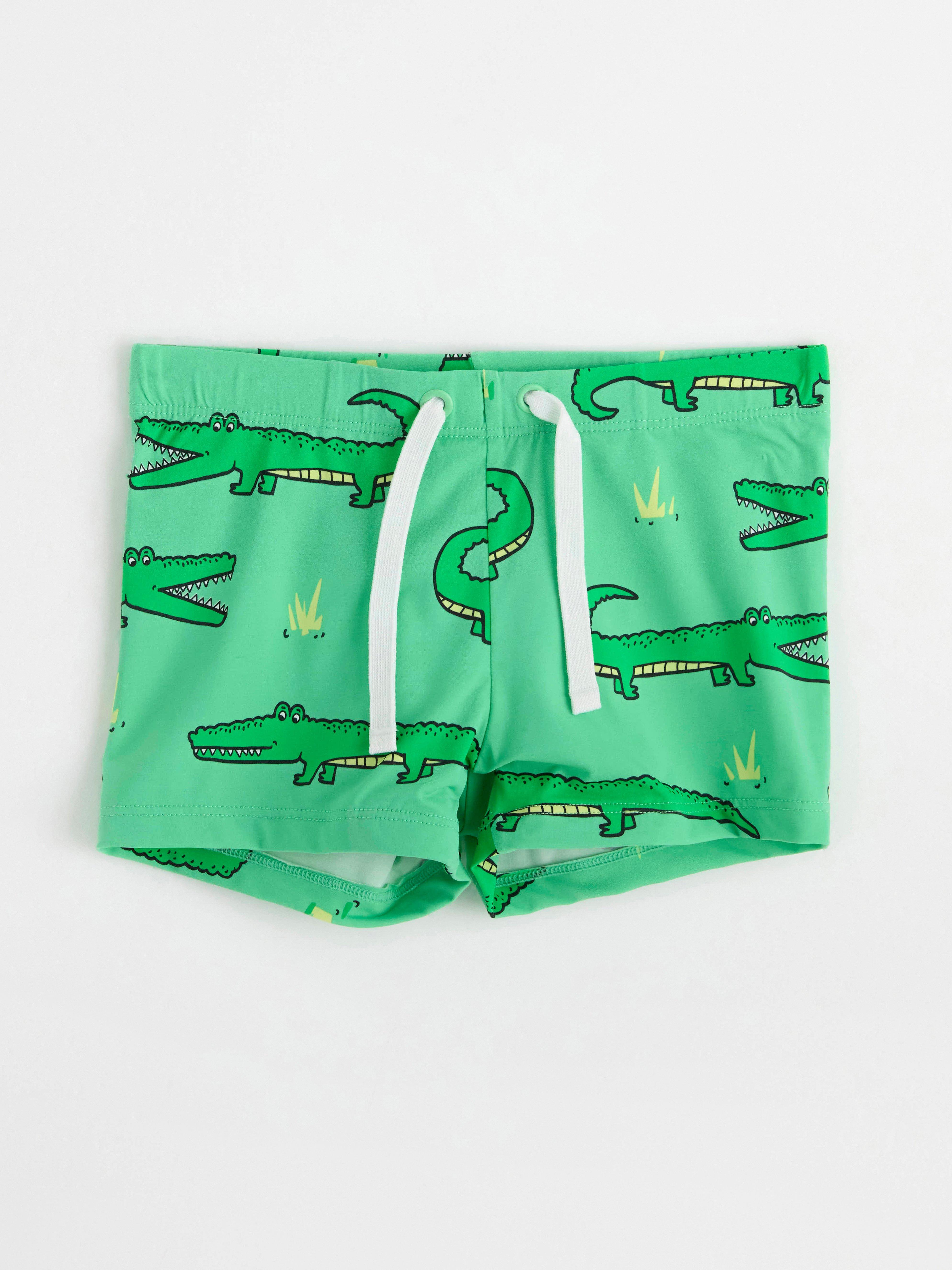 Badbyxa med krokodiler