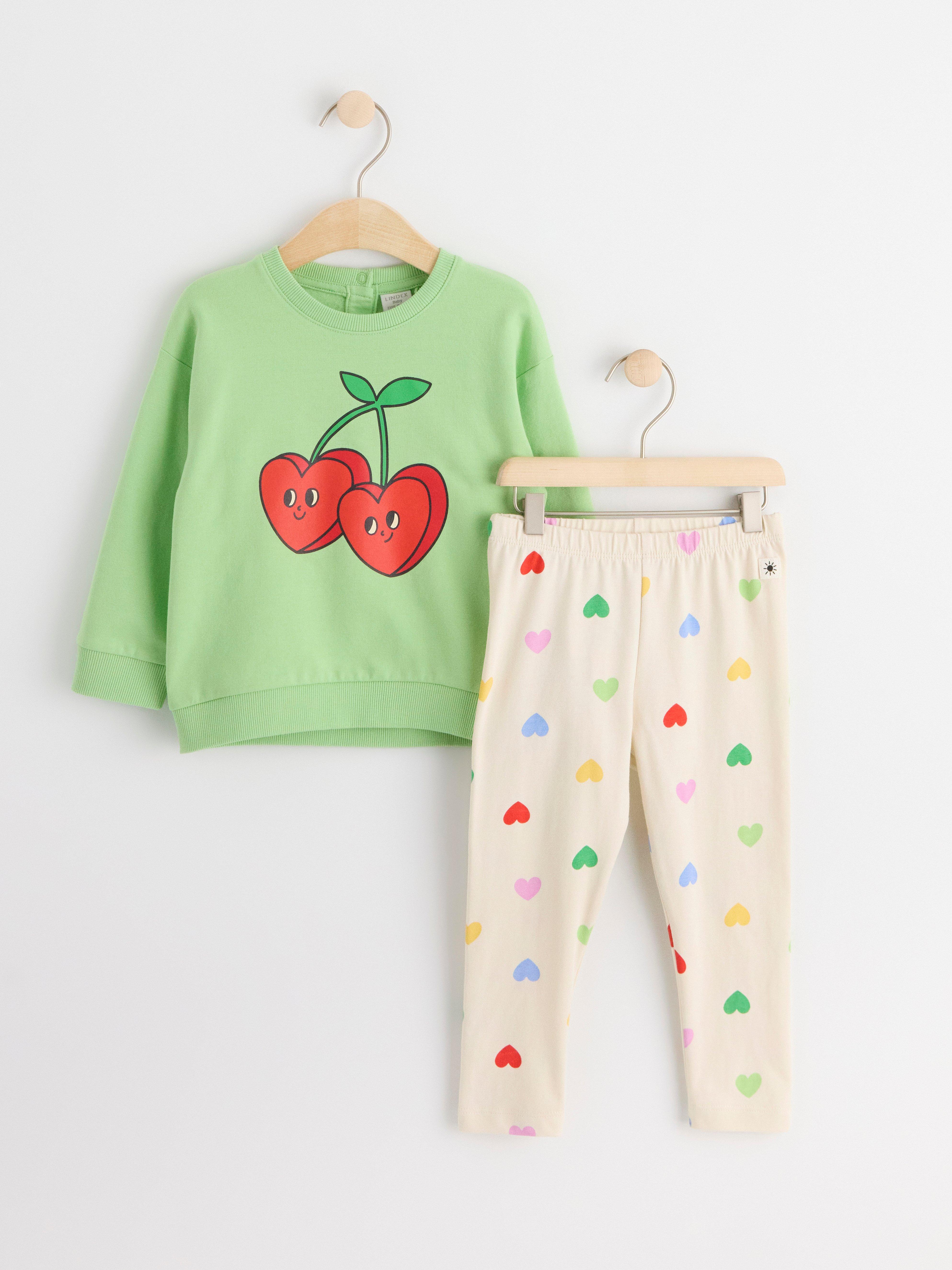 Set med sweatshirt och leggings