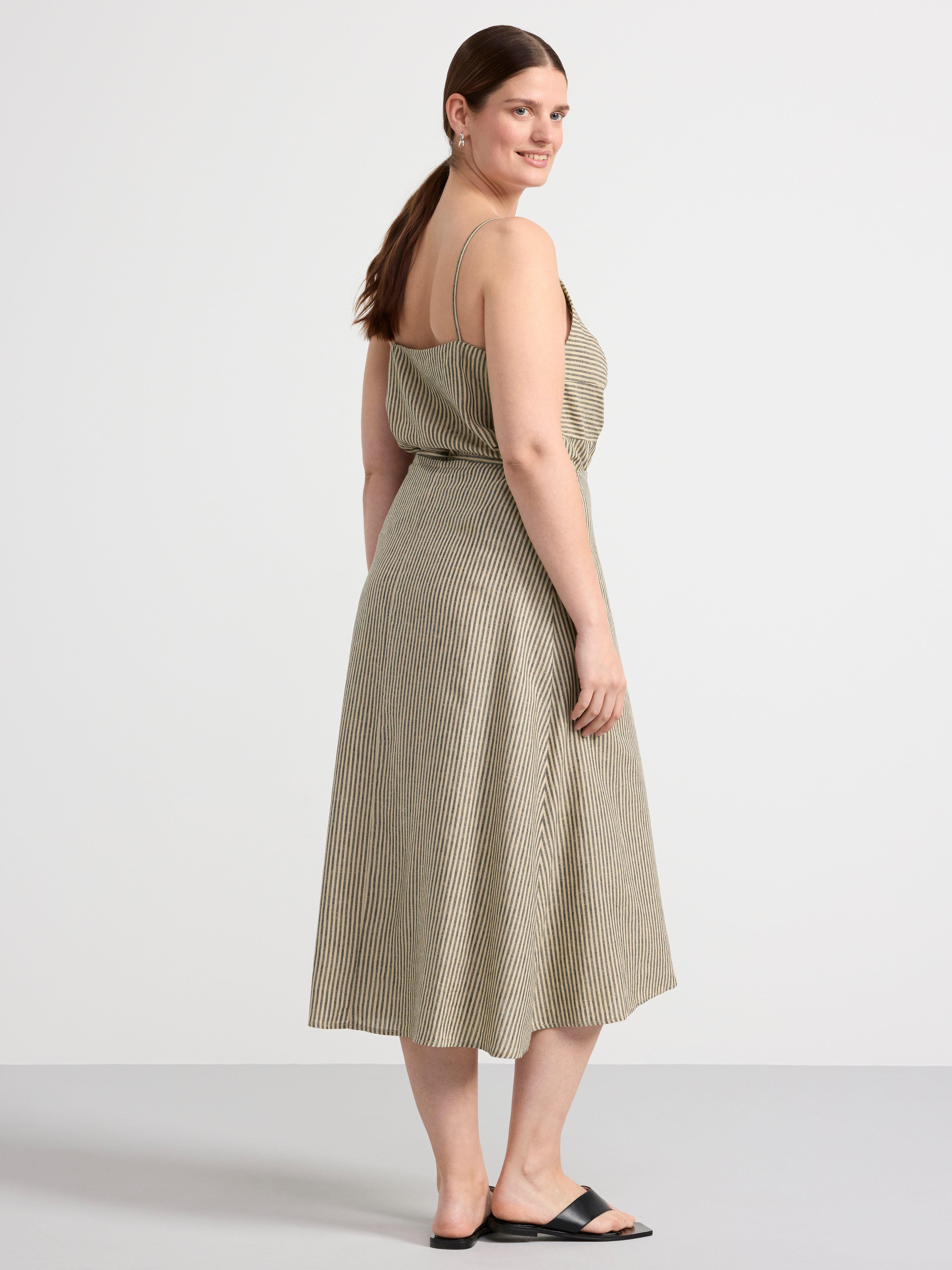 Linen blend wrap skirt Lindex Lithuania