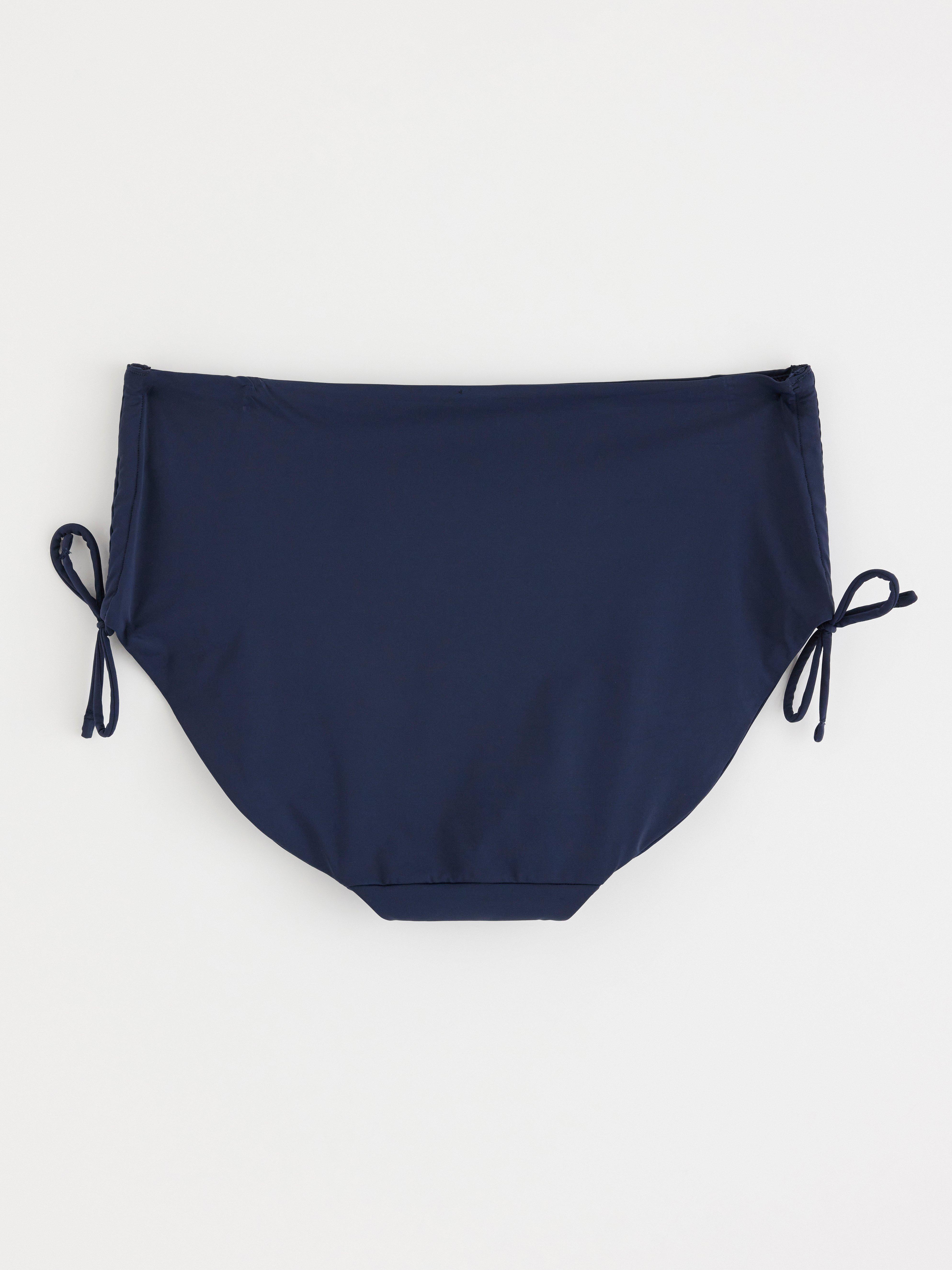 Bikini s klasickým pasem - Spodní prádlo - Modrá