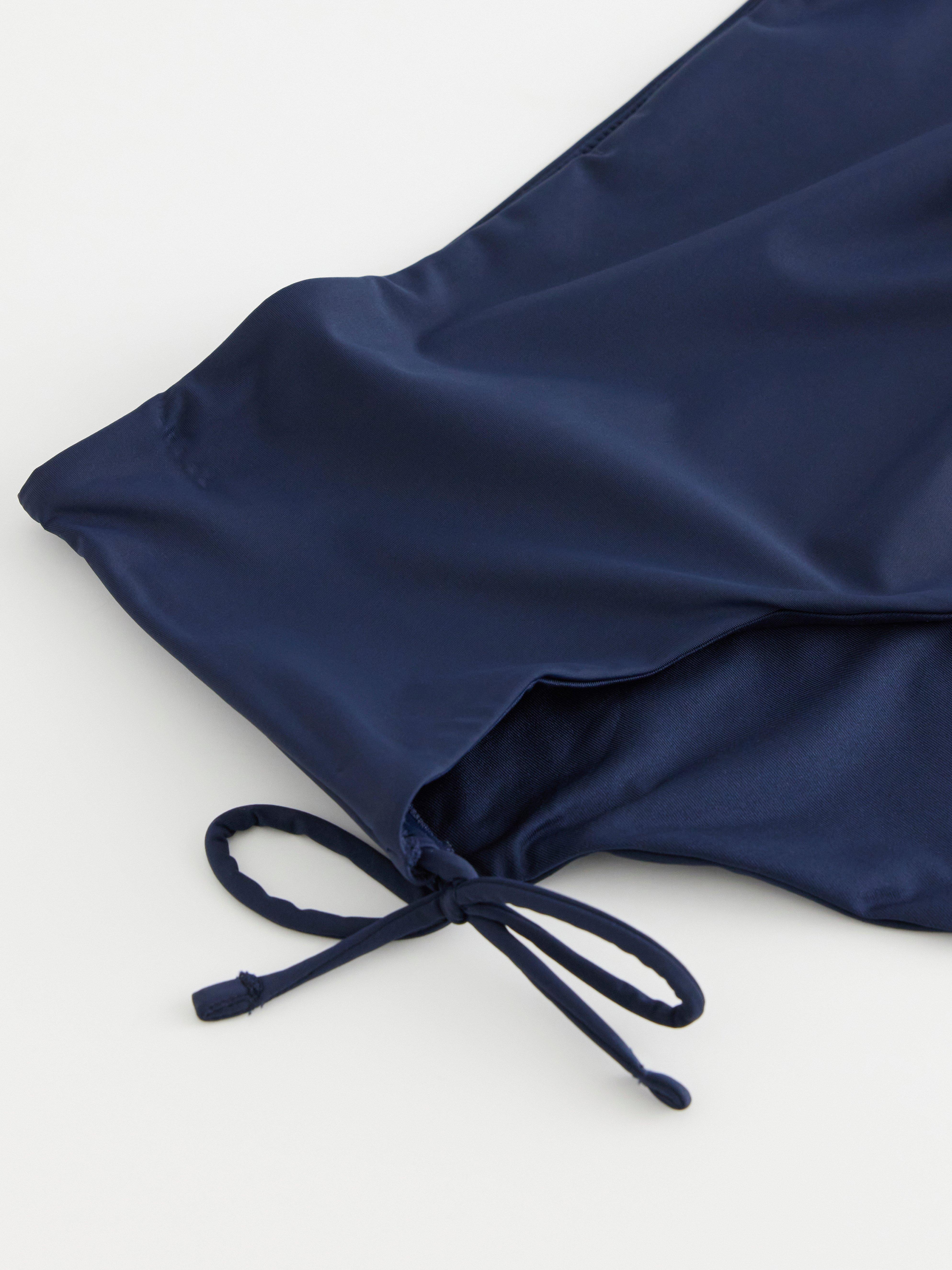 Bikini s klasickým pasem - Spodní prádlo - Modrá