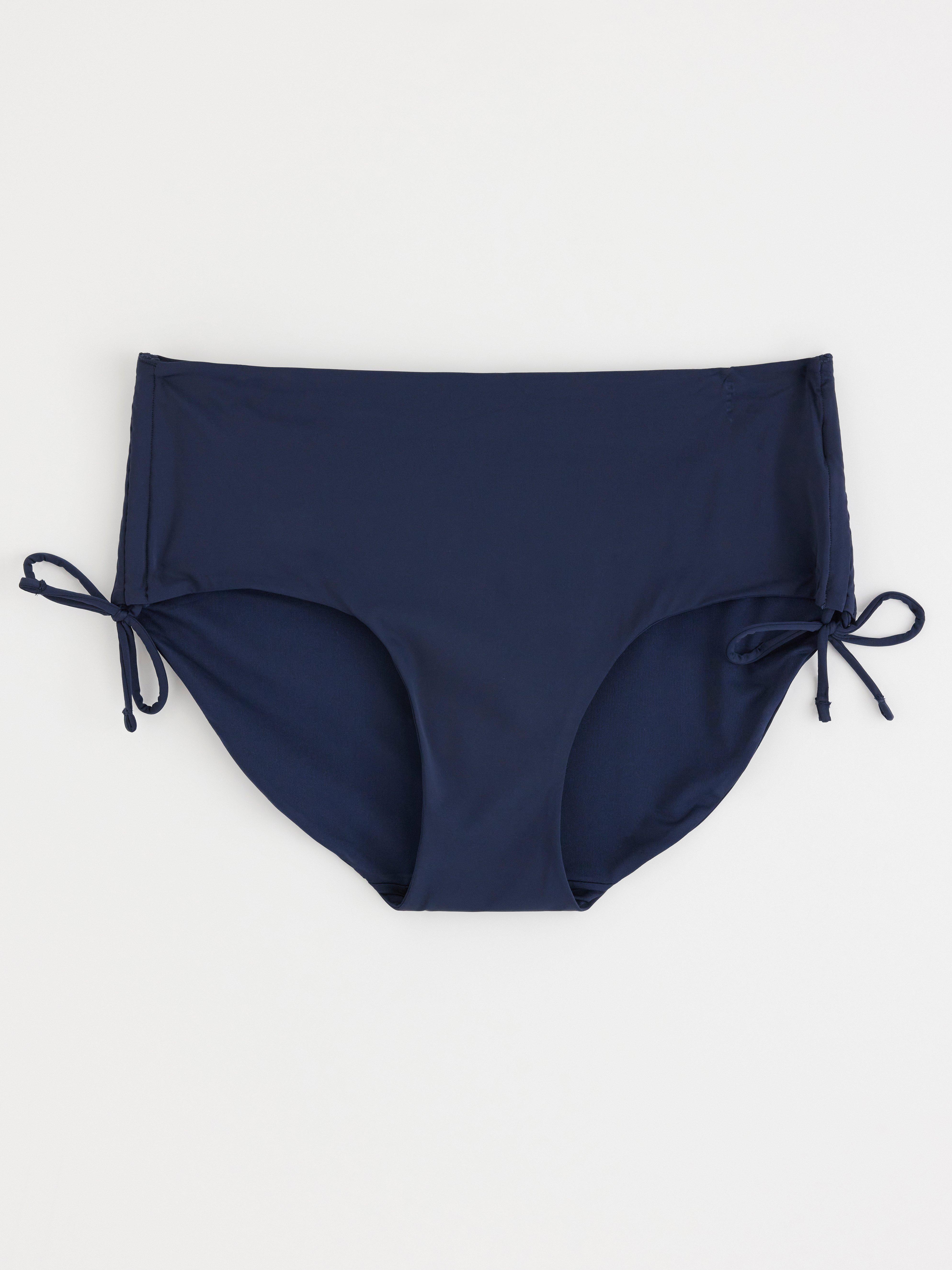 Bikini s klasickým pasem - Spodní prádlo - Modrá