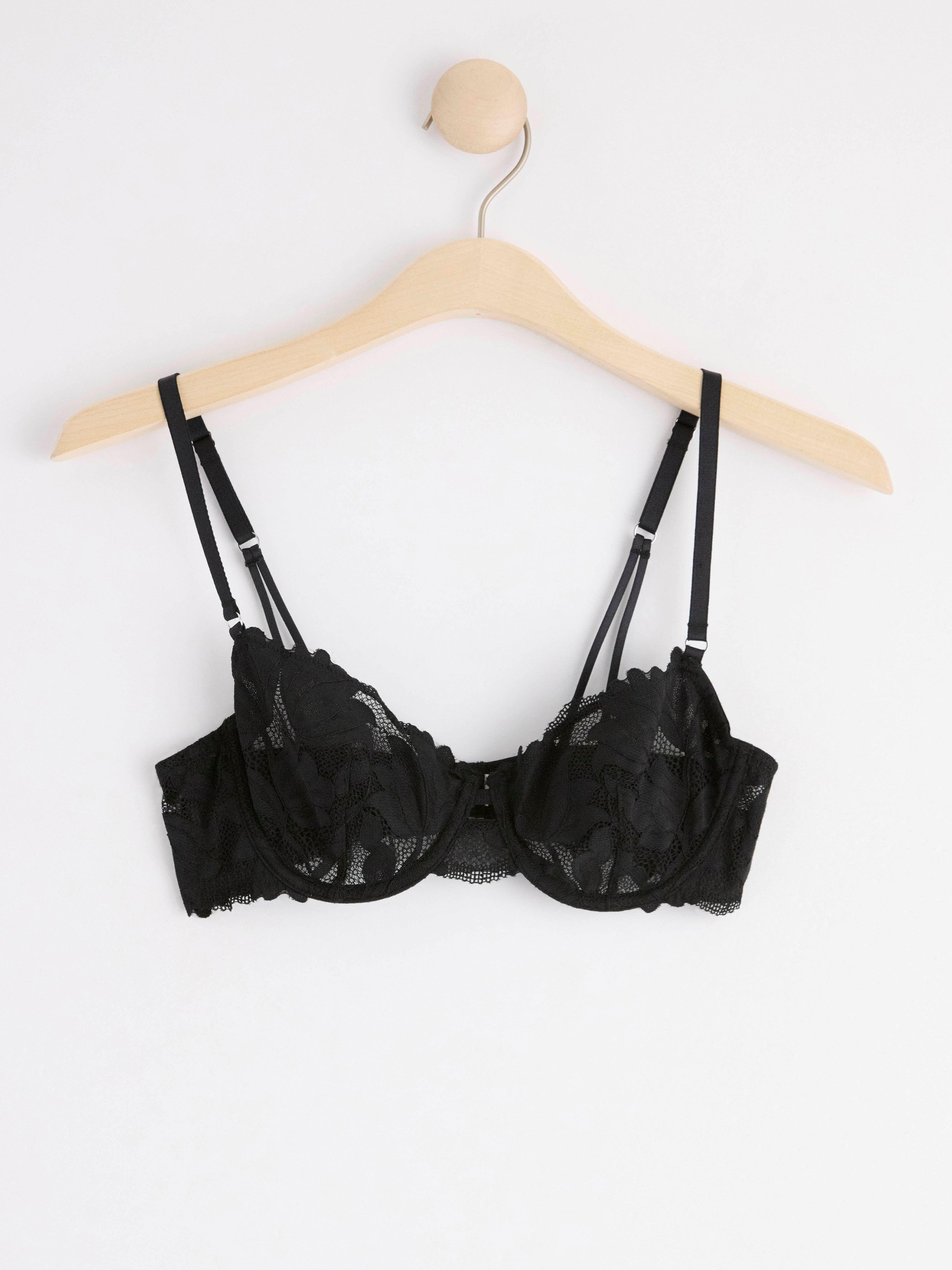 Unpadded Bra - Lingerie - Black