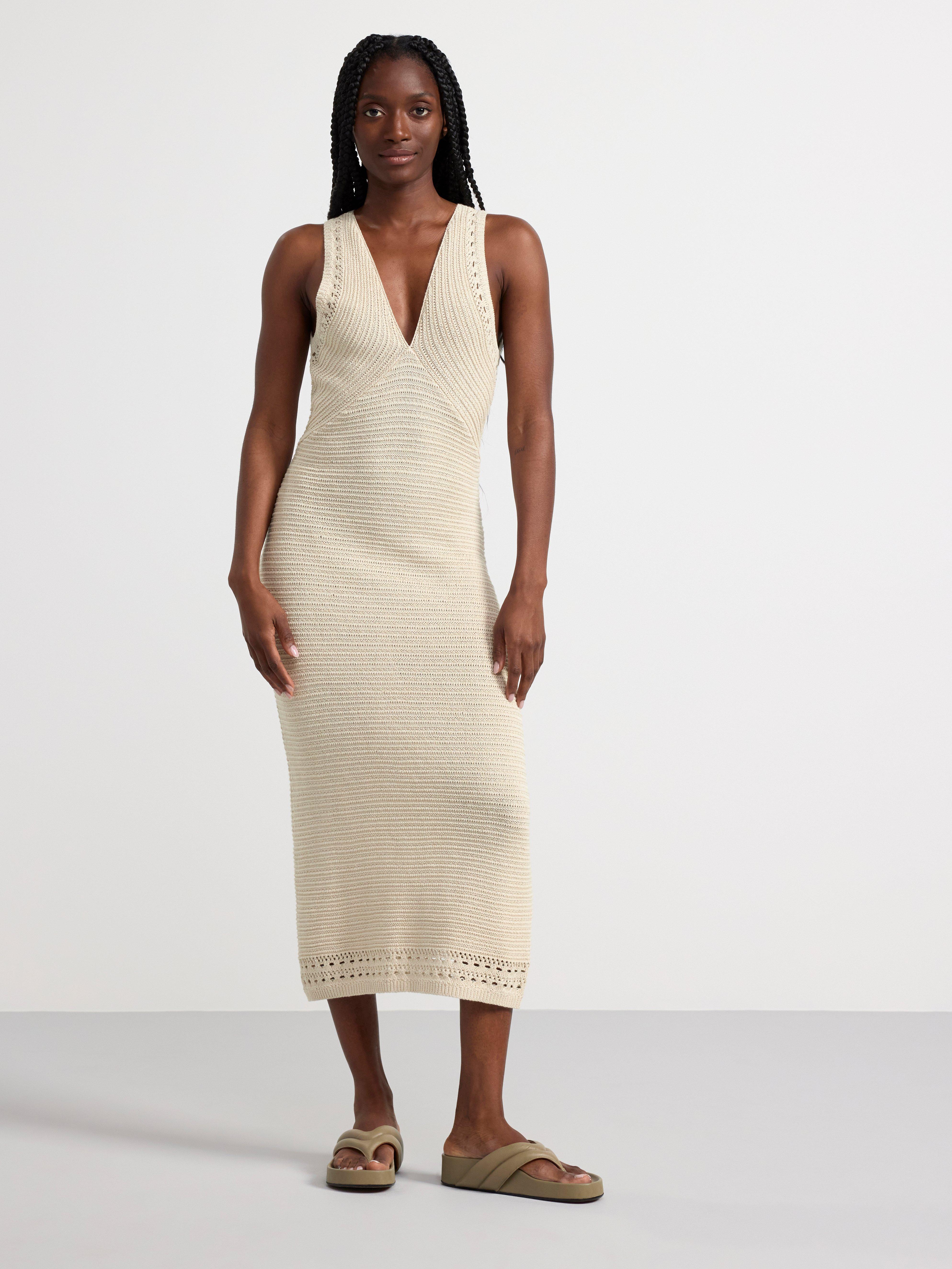 Linen 2025 knit dress