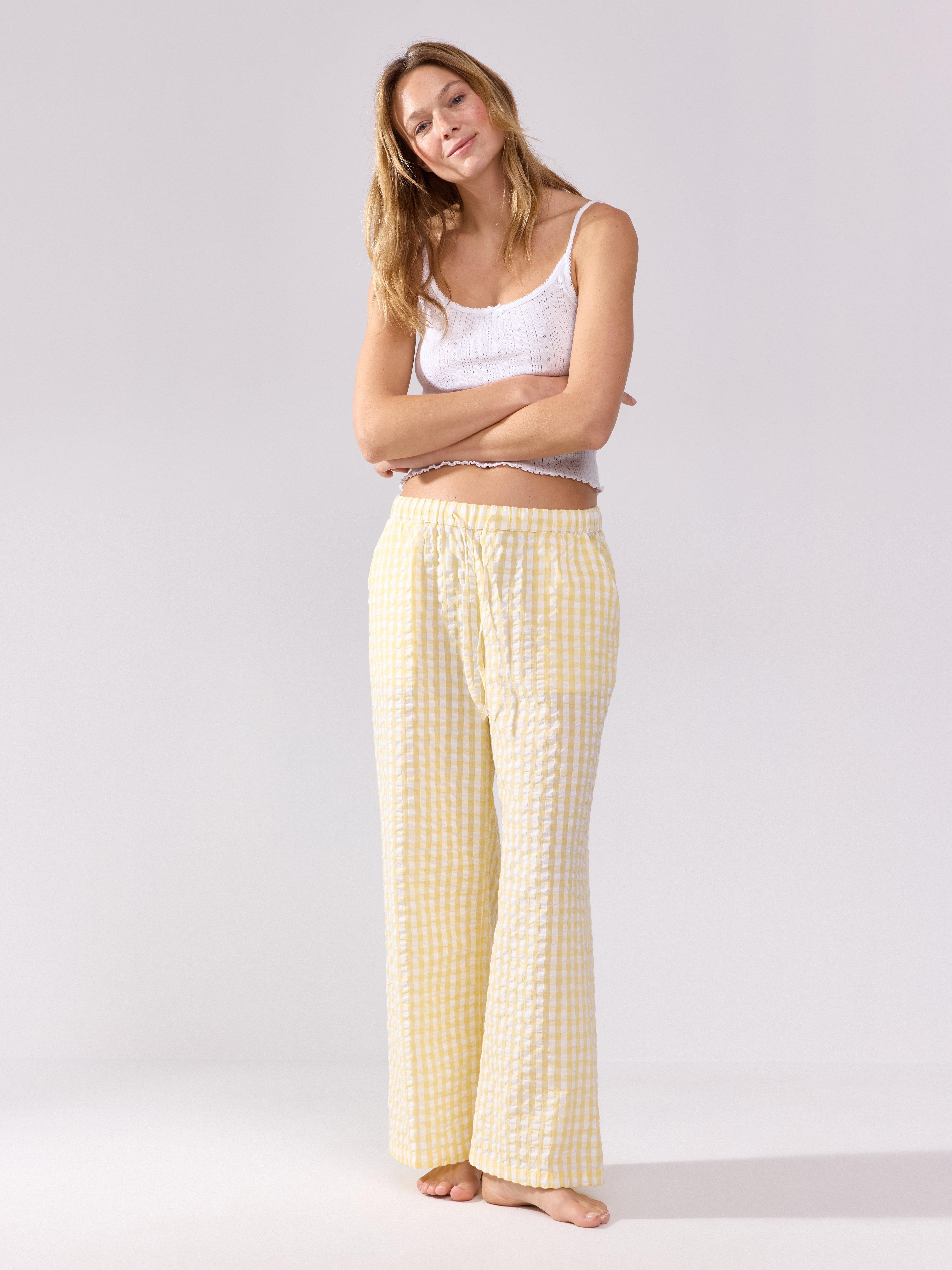 Pyjamasbukser - Undertøj - Gul