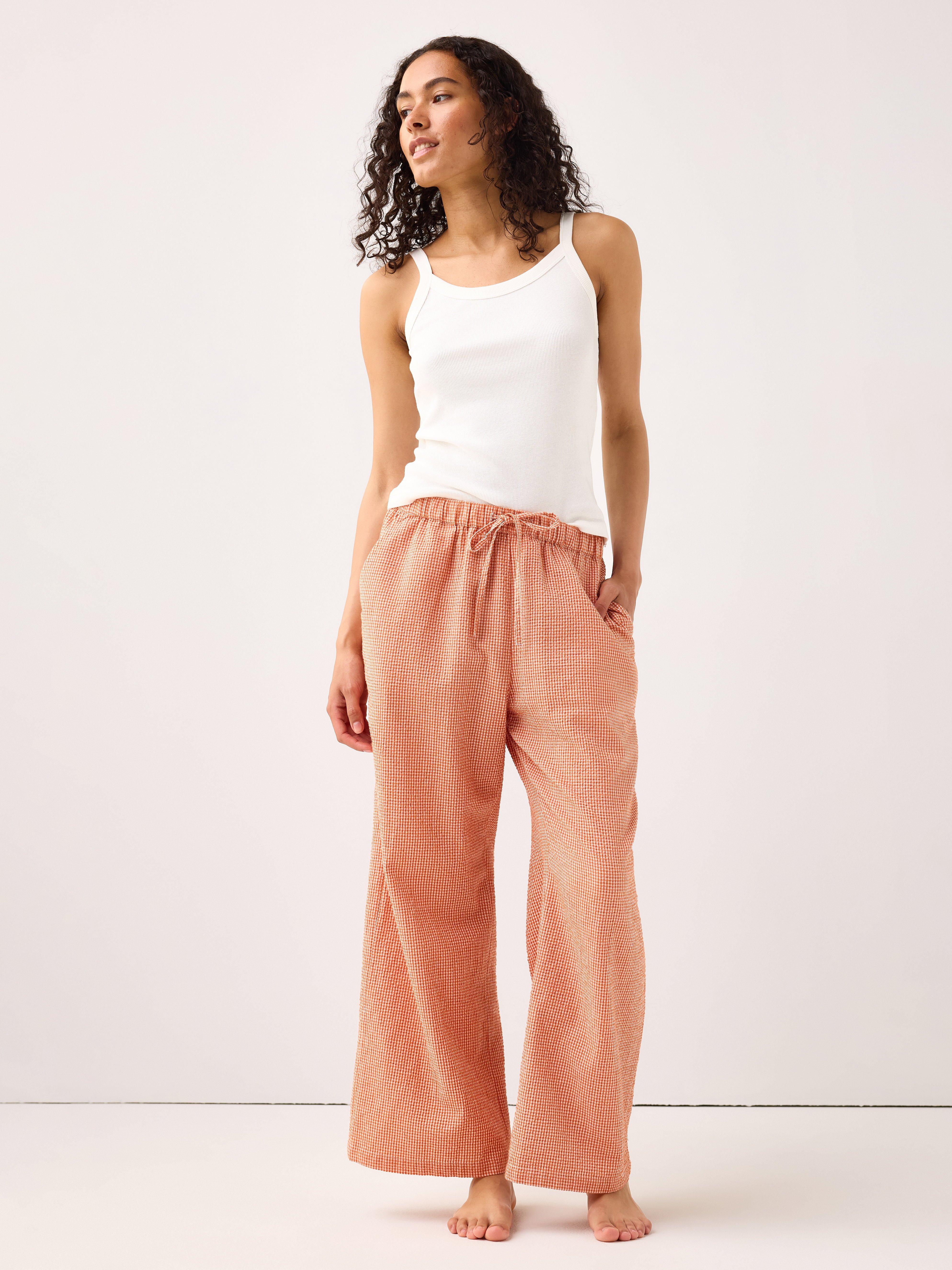 Pyjamahousut - Alusvaatteet - Oranssi