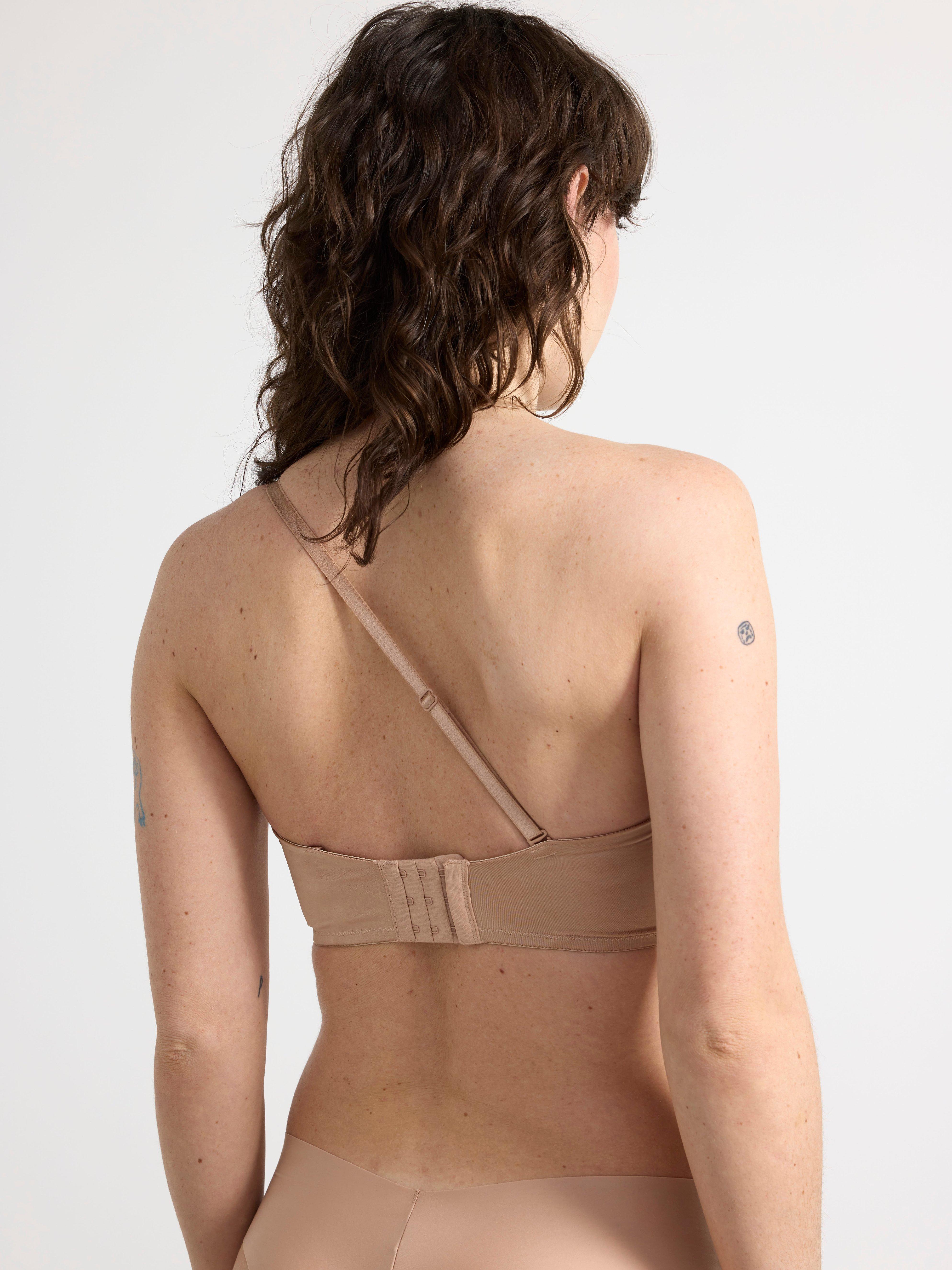 Stroppeløs BH - Undertøy - Beige