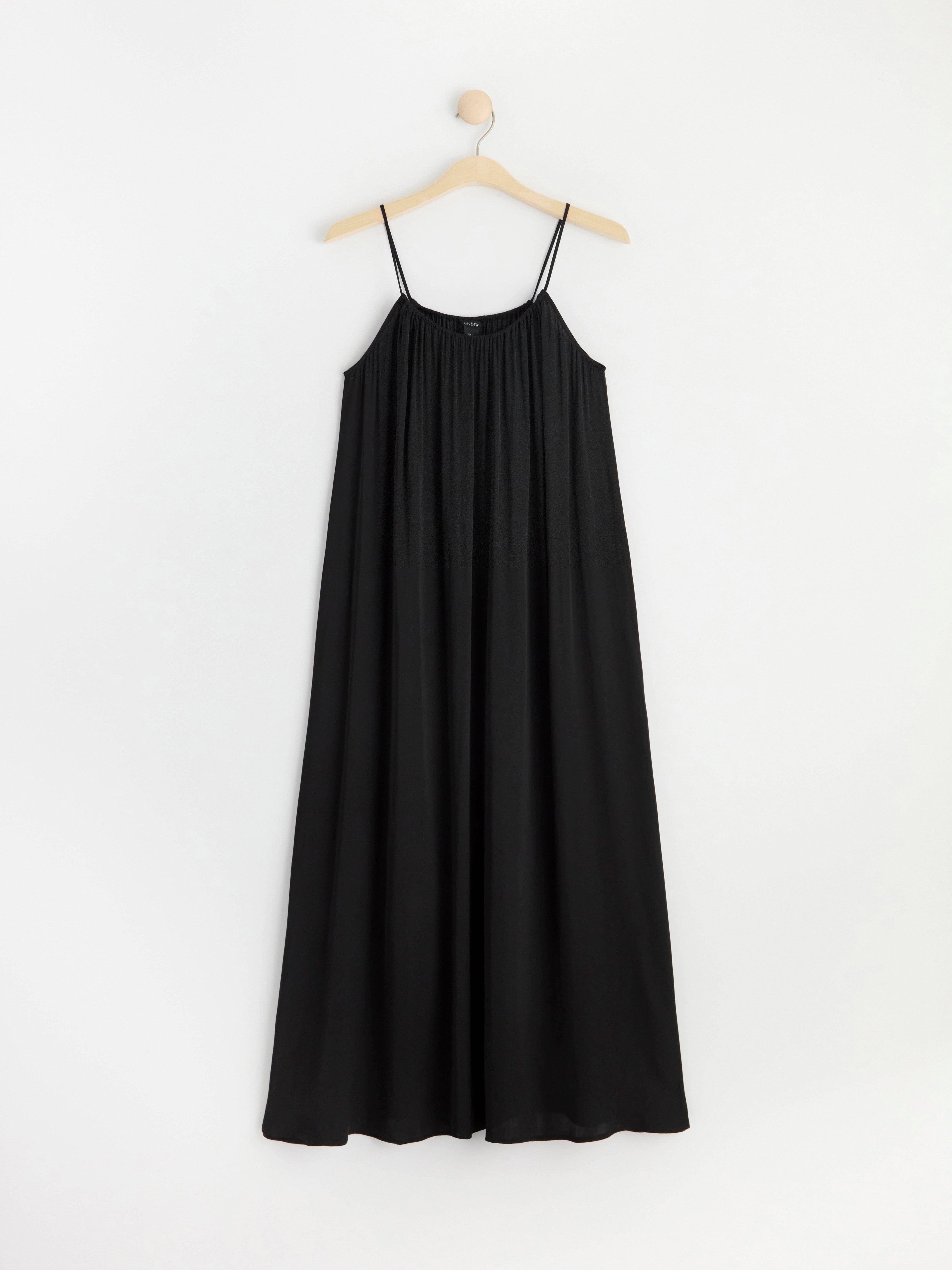Maxikjole - Dame - Svart