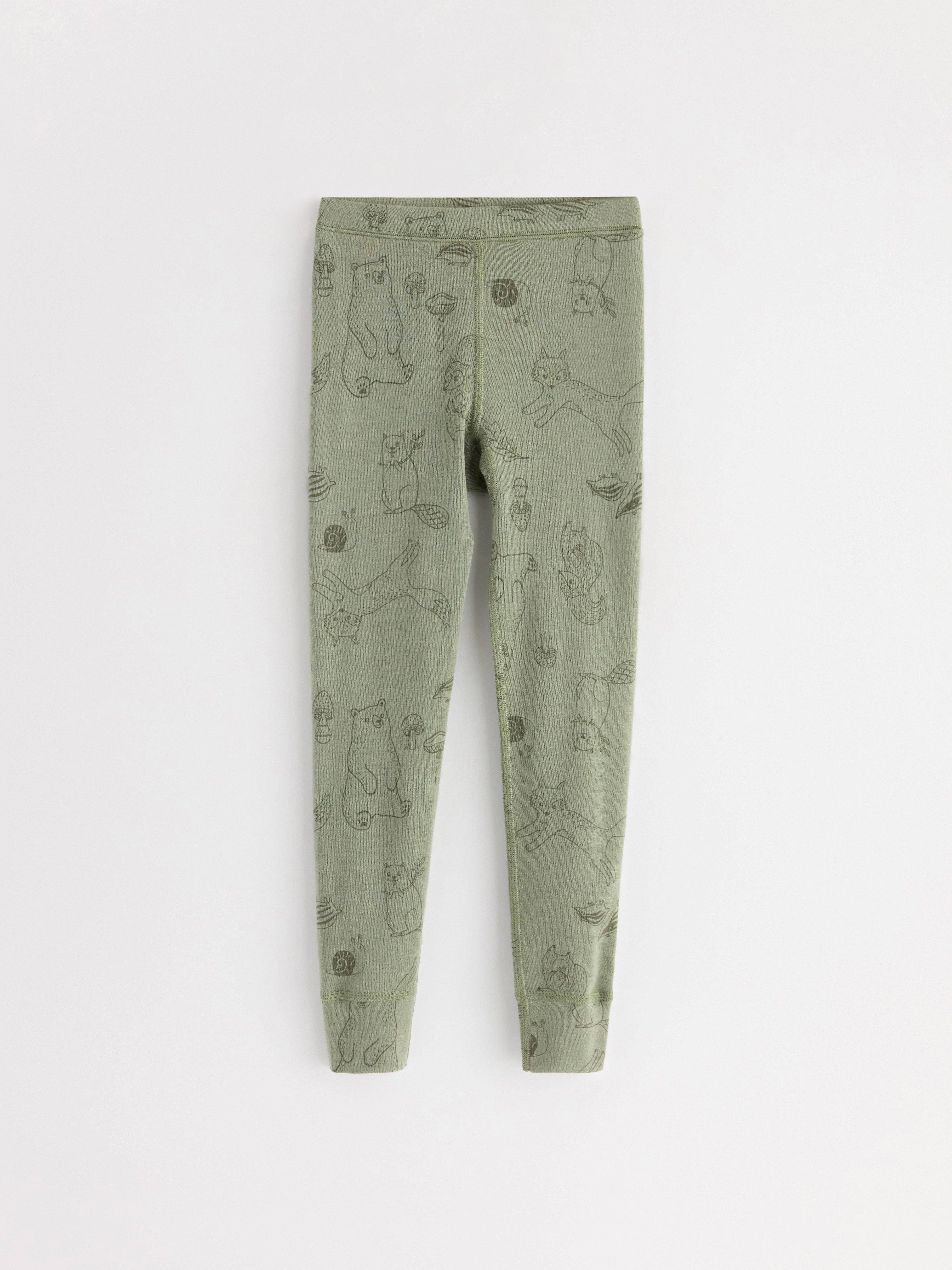 Long Johns - Kids Wear - Green