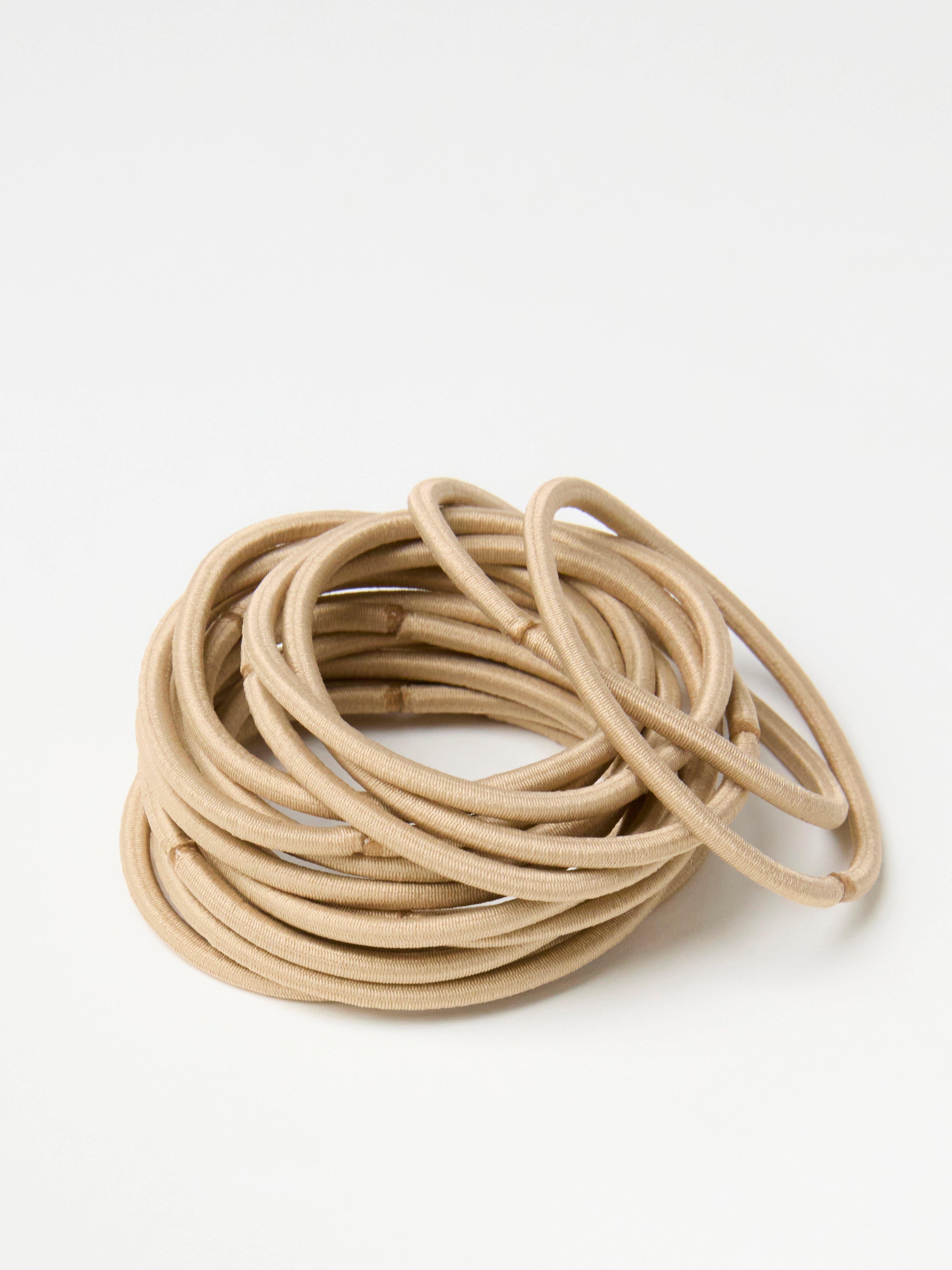 Hair Elastics - Womens Wear - Beige