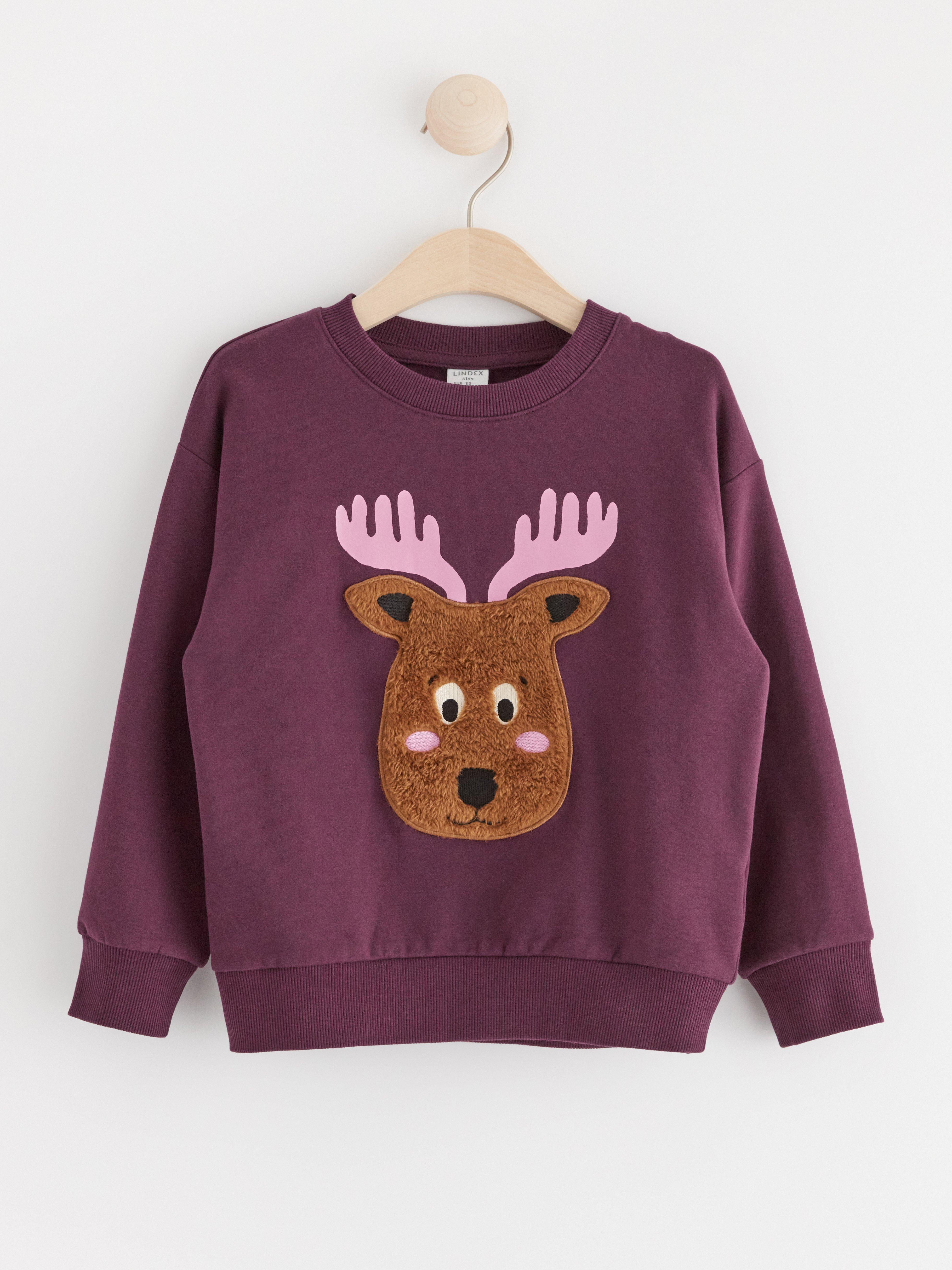 Sweatshirt - Barn - Lila