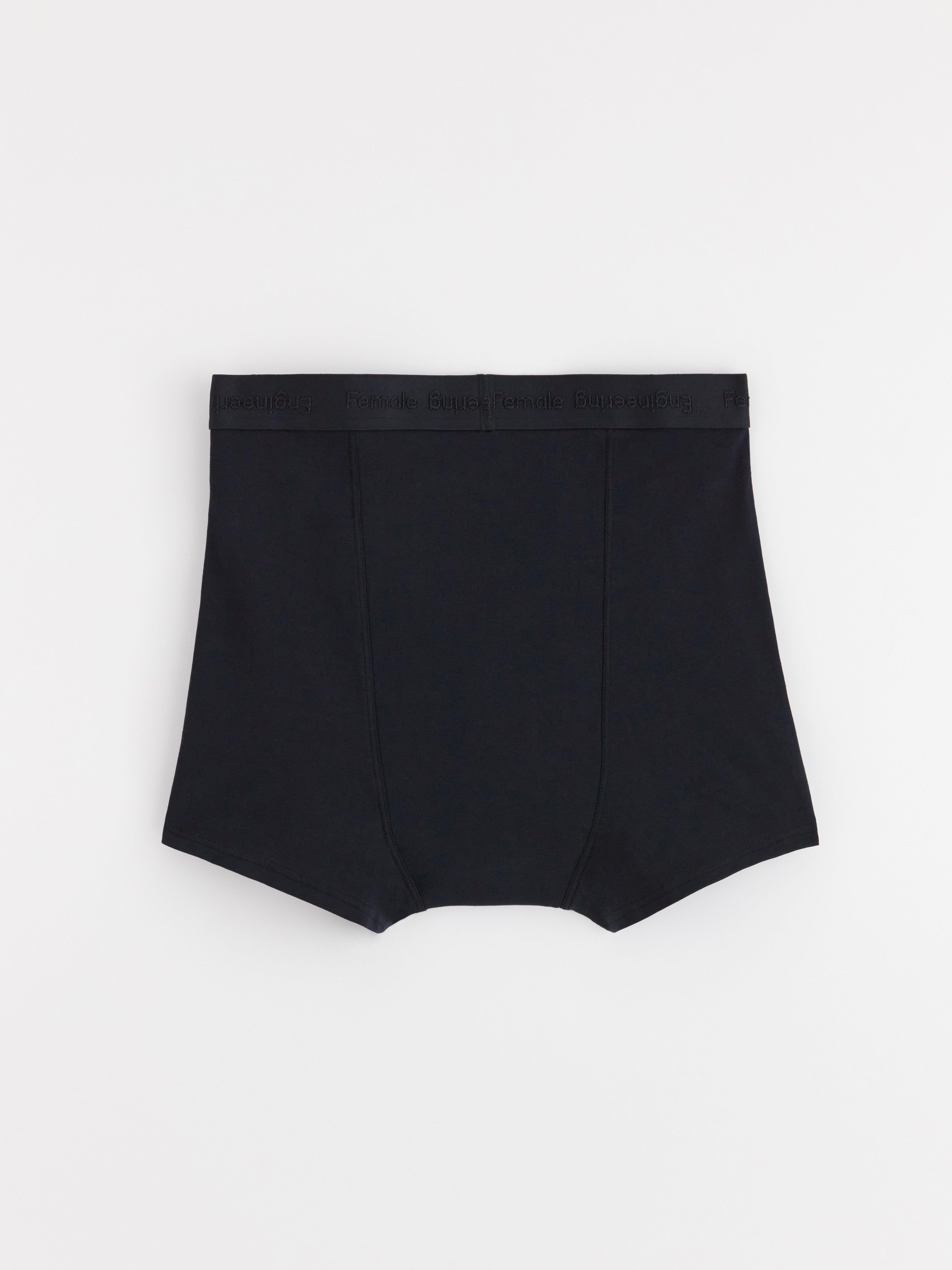 Period Proof Underwear - Female Engineering - Black