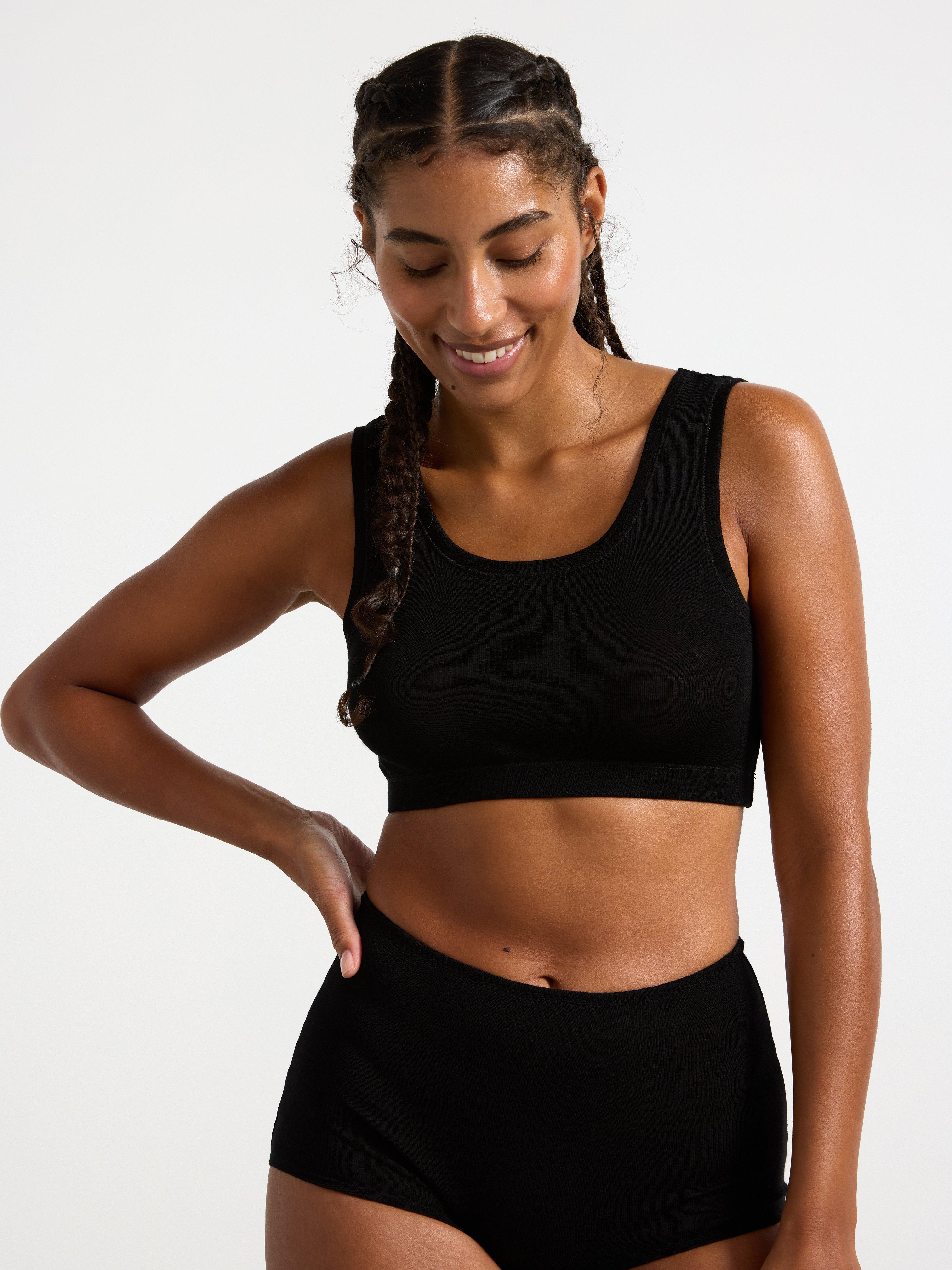 Merino Wool Bra - Women's Merino Bralette - Lightweight & Breathable Wool –  Woolx