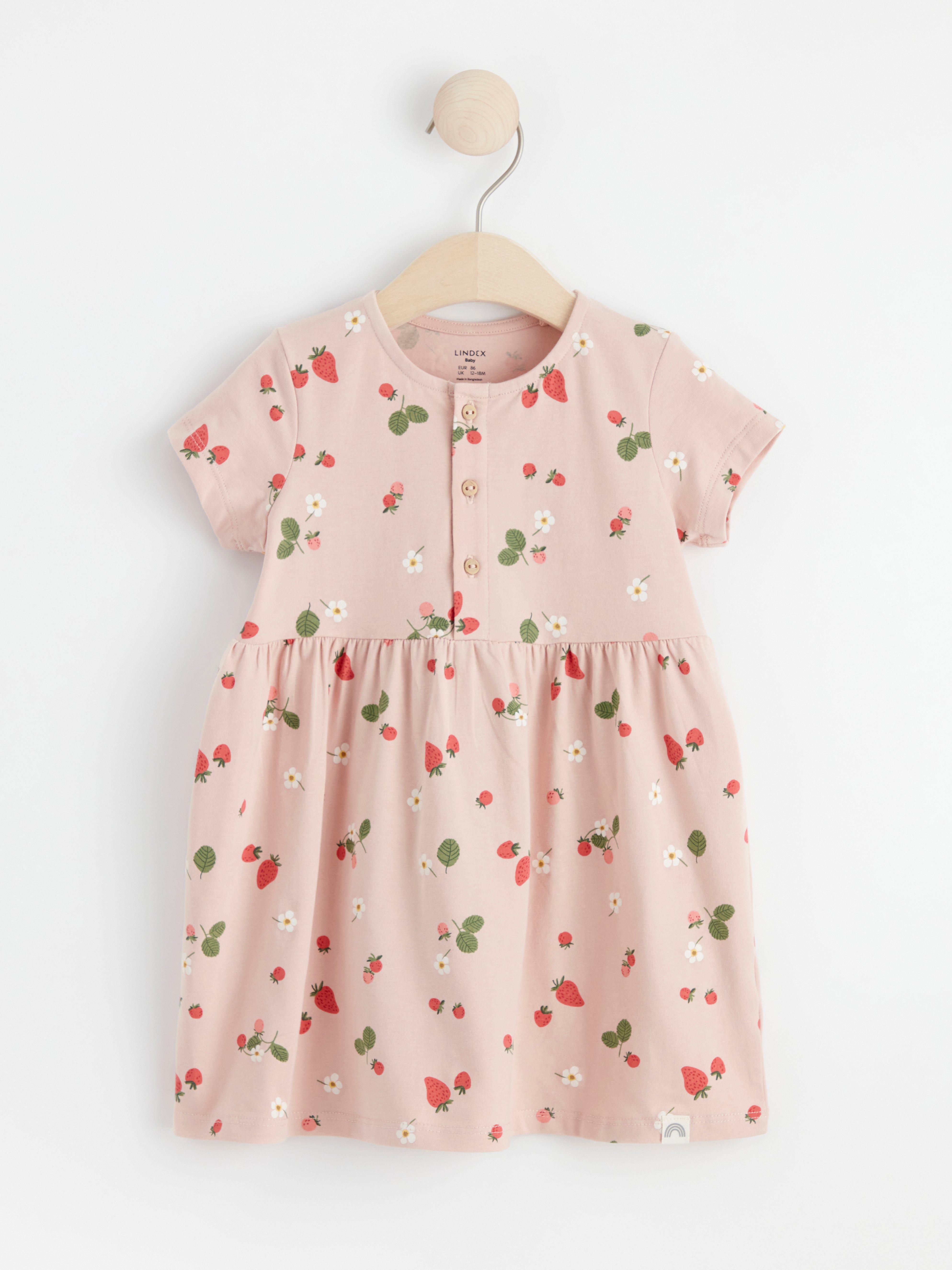 Short sleeve dress with flowers Lindex Estonia