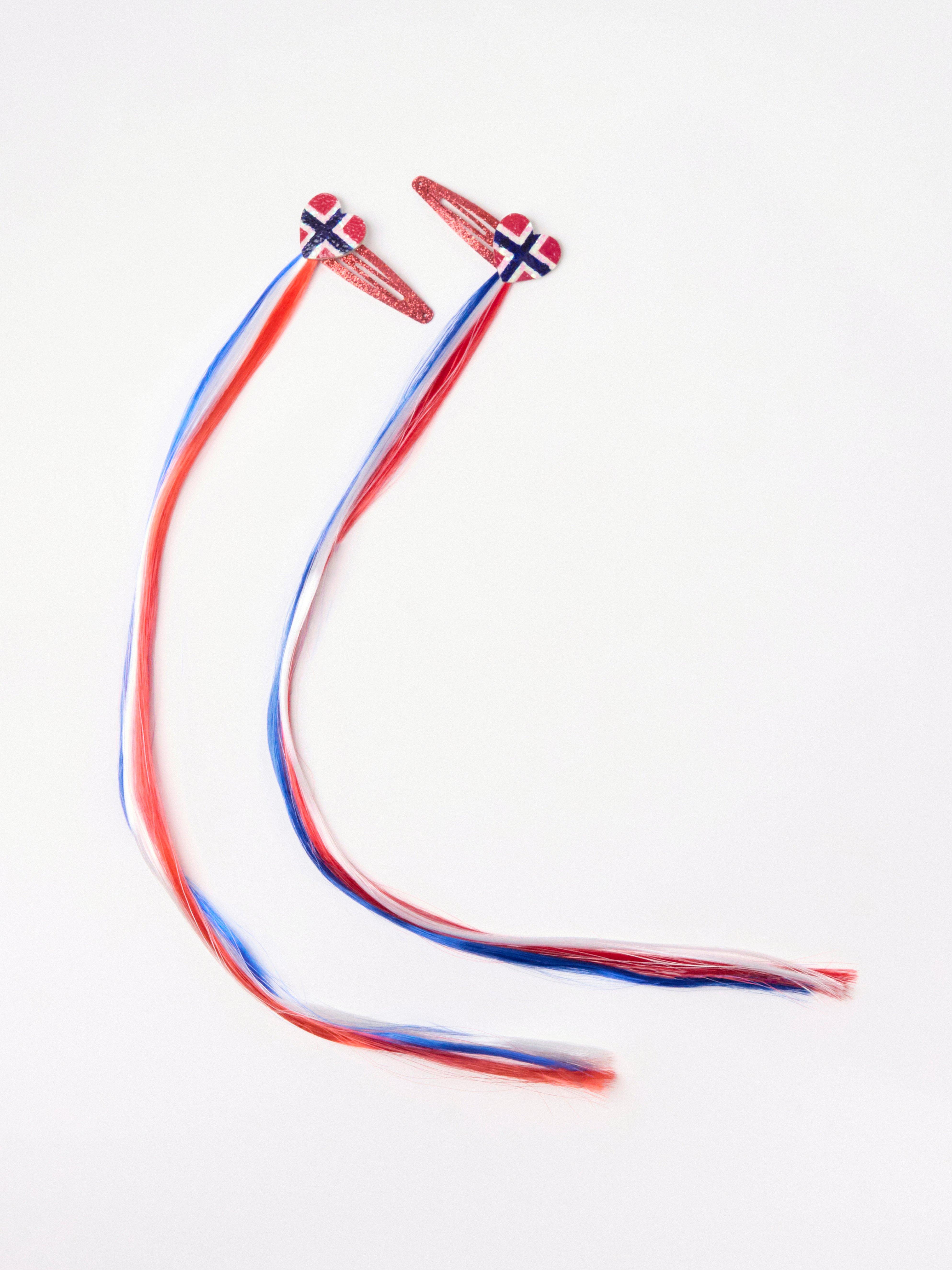 Löshår - Barn - Röd